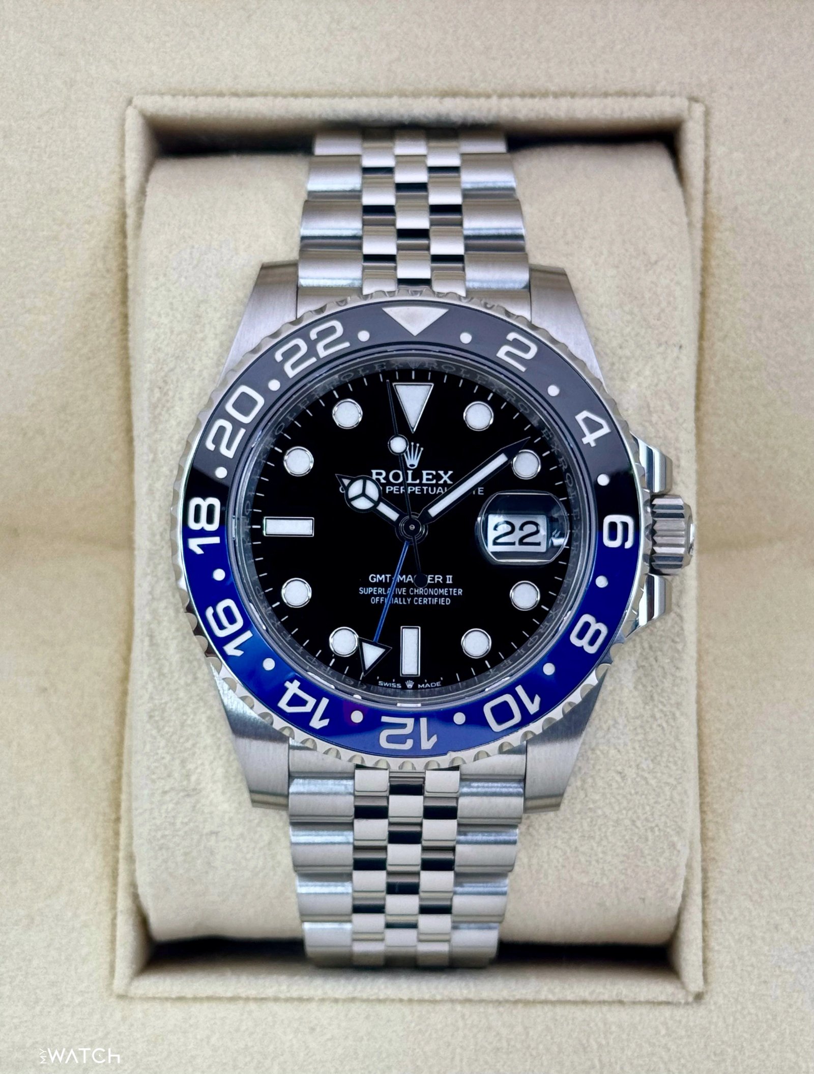 2025 Rolex GMT-Master II "Batgirl" 40mm 126710BLNR Jubilee