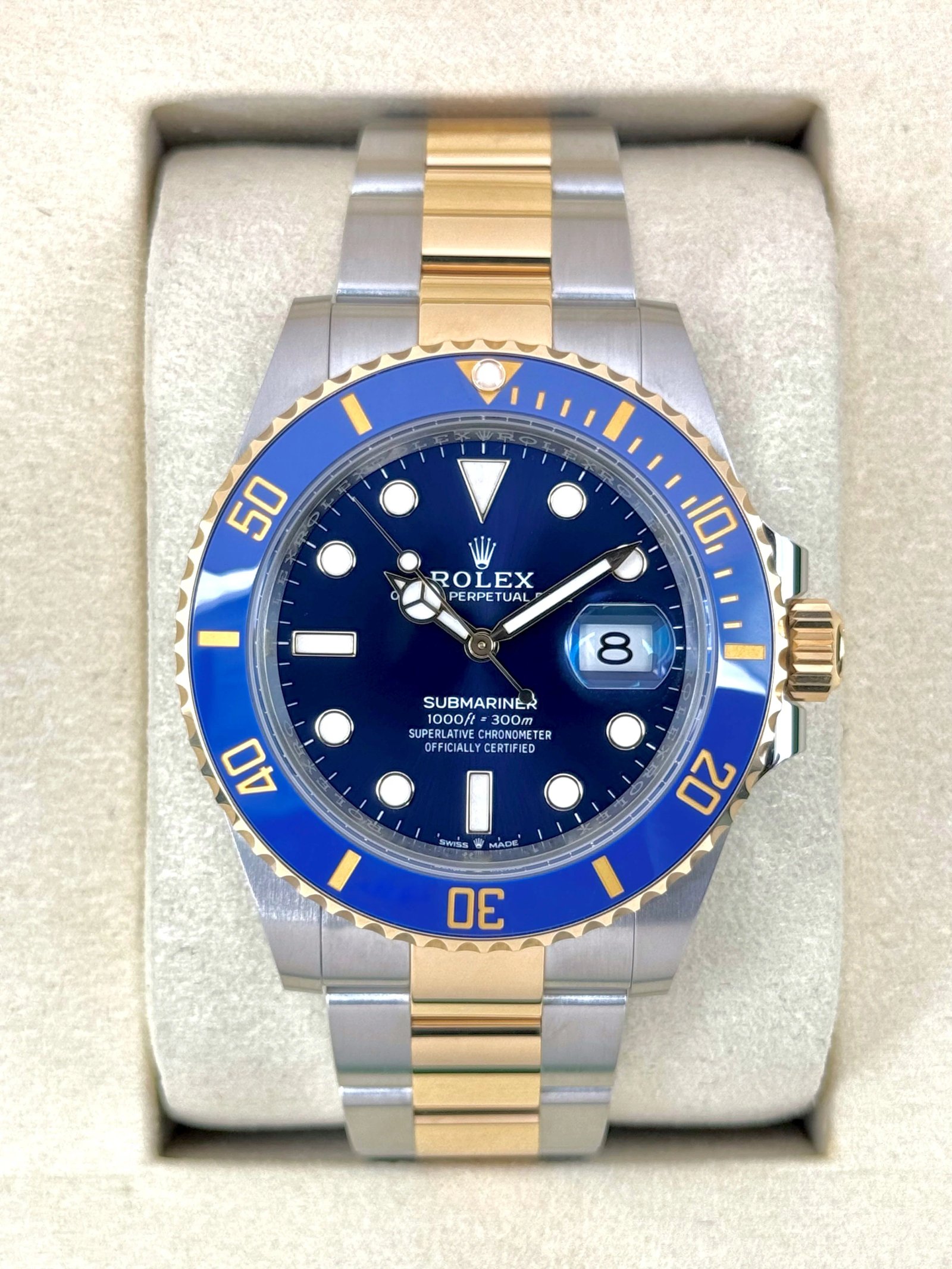 NEW 2025 Rolex Submariner "Bluesy" 41mm 126613LB Two-Tone Blue Dial