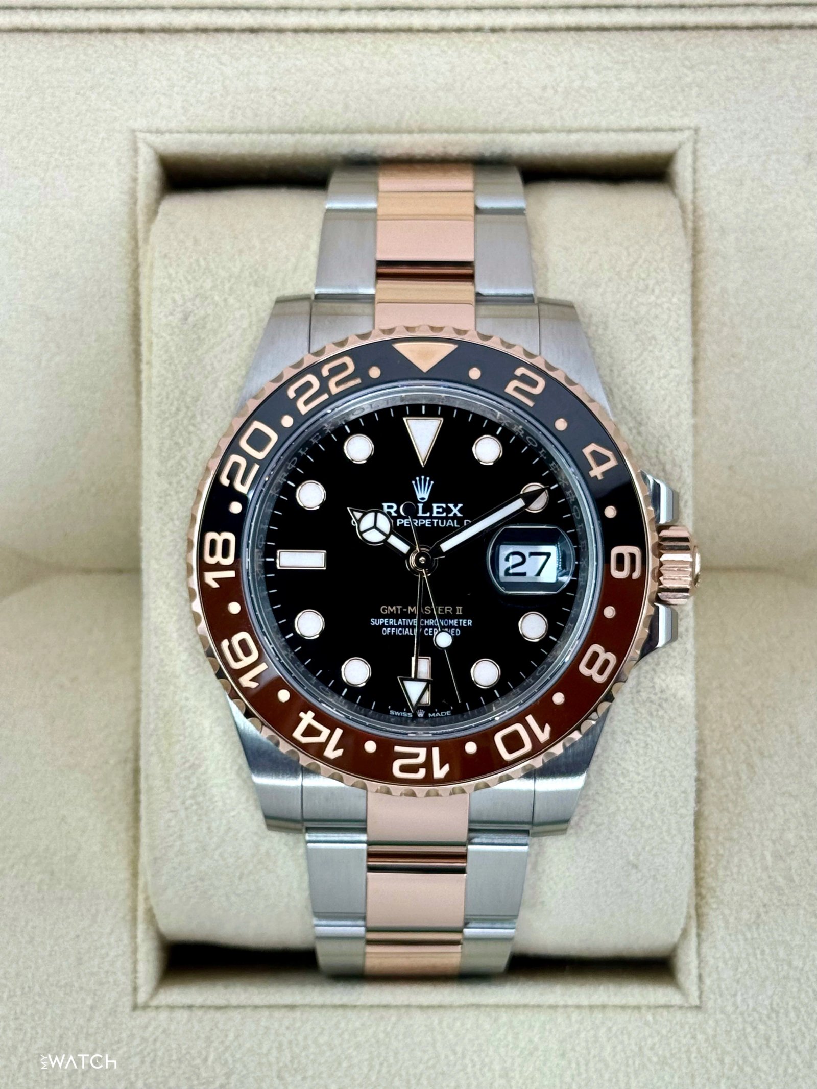 2022 Rolex GMT-Master II "Rootbeer" 40mm 126711CHNR Two-Tone