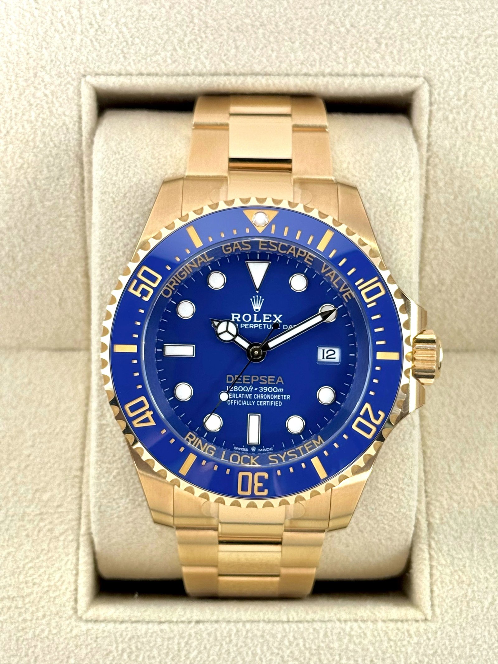 NEW 2025 Rolex Deepsea 44mm 136668LB Yellow Gold Blue Dial (STICKERED)