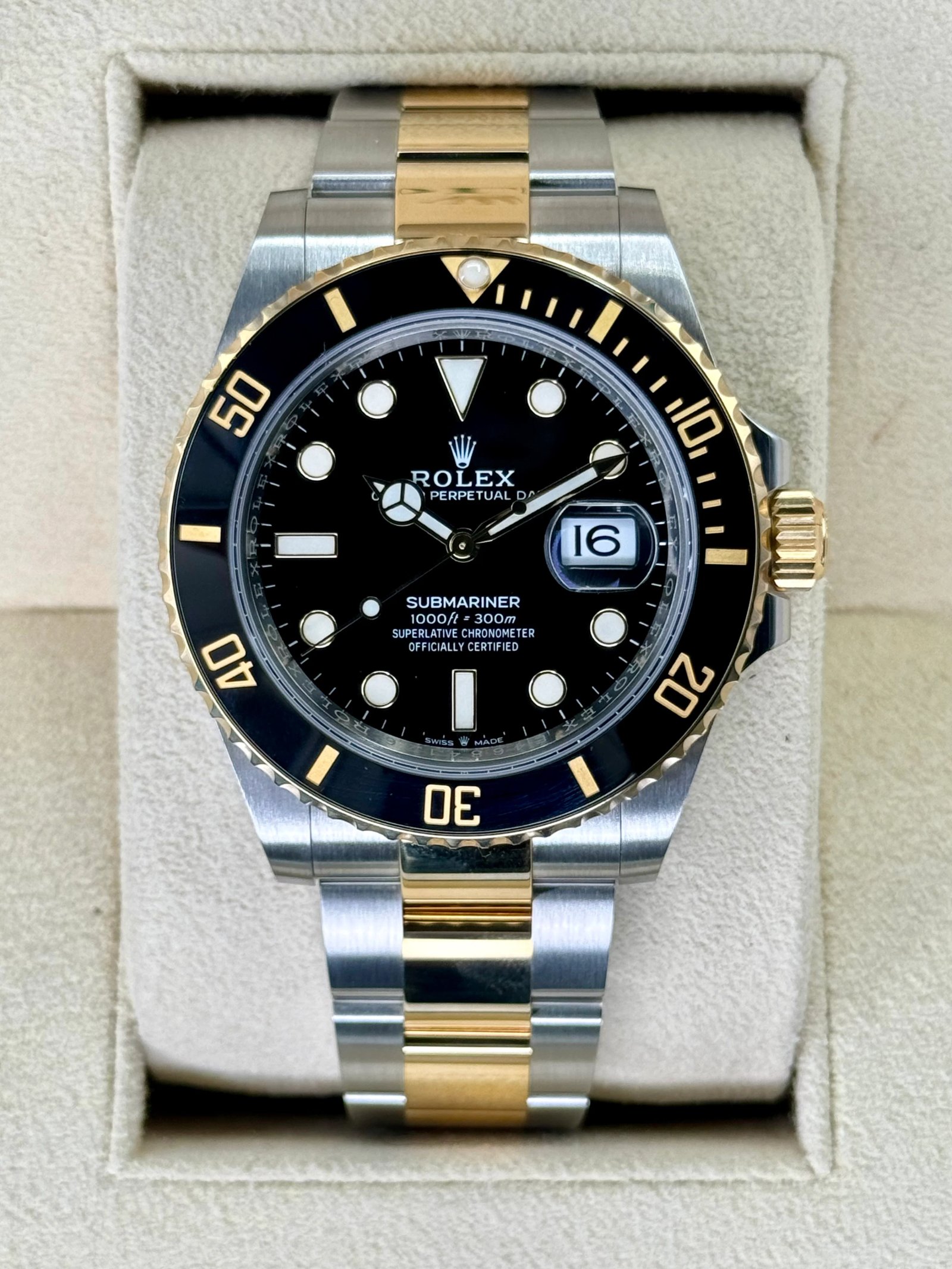 2023 Rolex Submariner 40mm 126613LN Tow-Tone Black Dial
