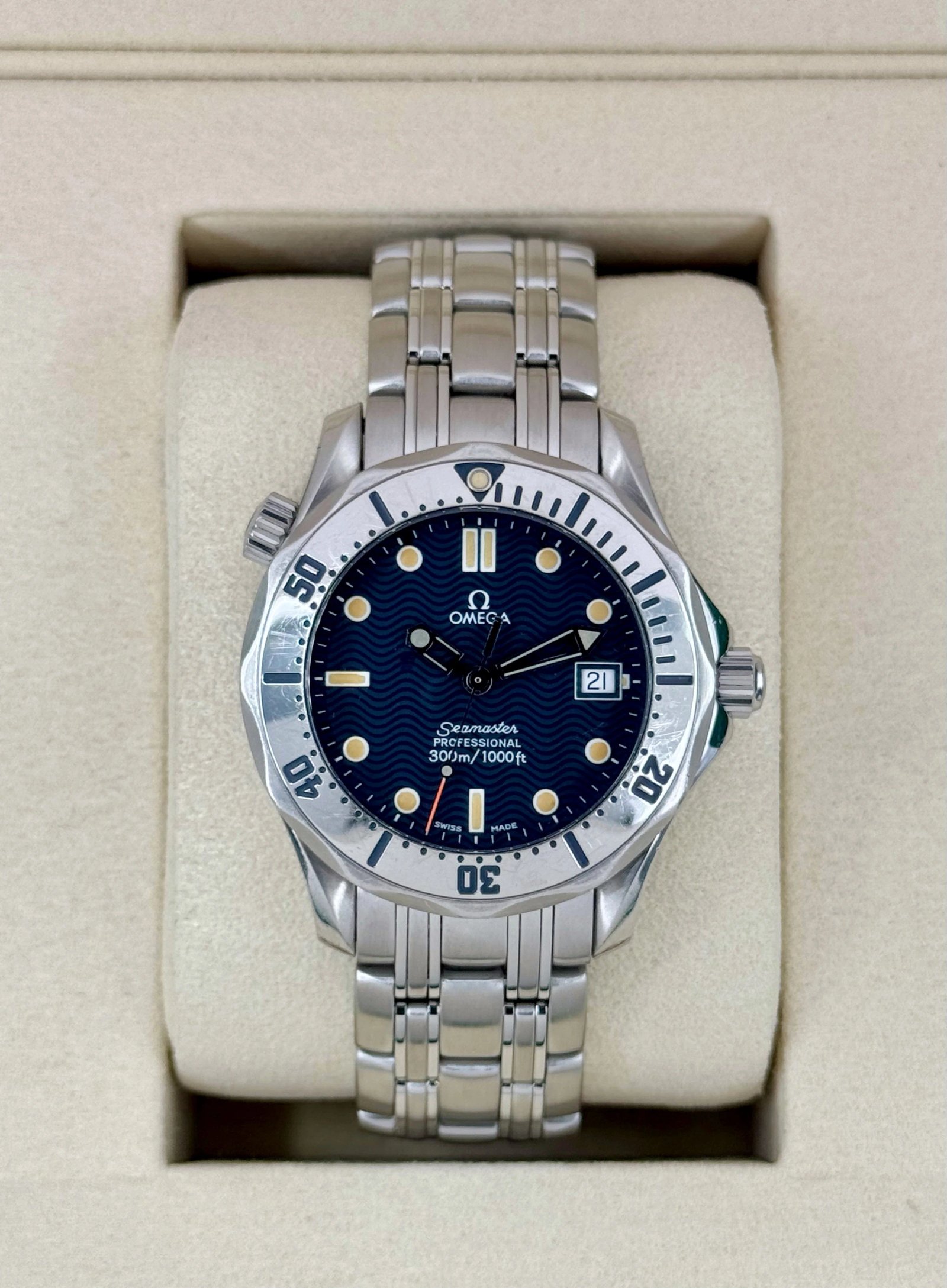 Omega Seamaster Professional 300m 36mm 2562.80 Stainless Steel Blue Dial