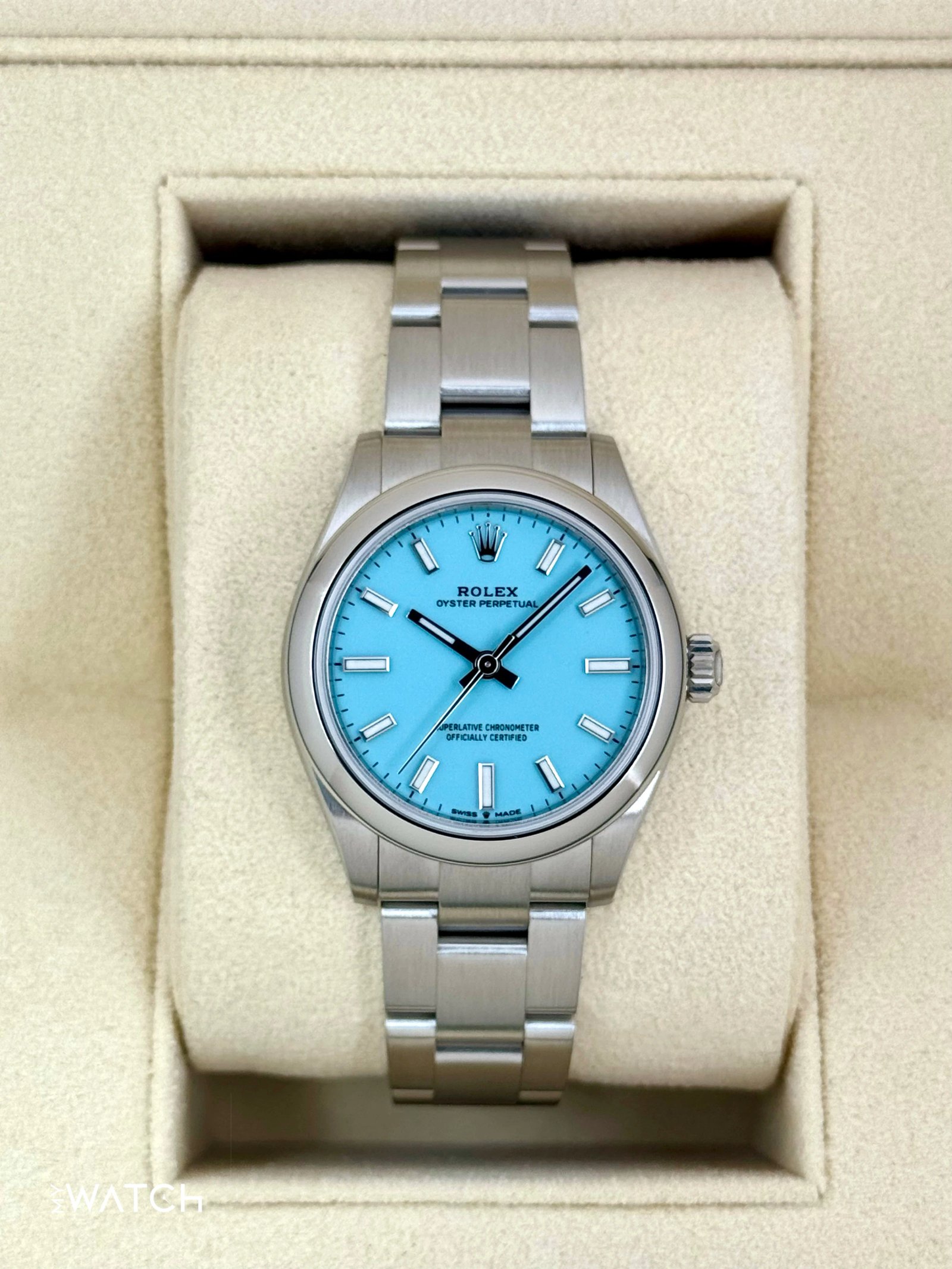 2023 Rolex Oyster Perpetual 31mm 277200 Turquoise Tiffany Blue Dial