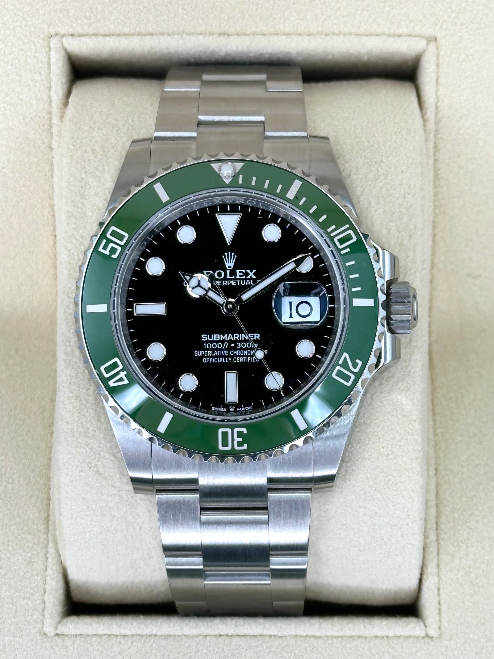 NEW 2024 Rolex Submariner "Starbucks" 41mm 126610LV Black Dial