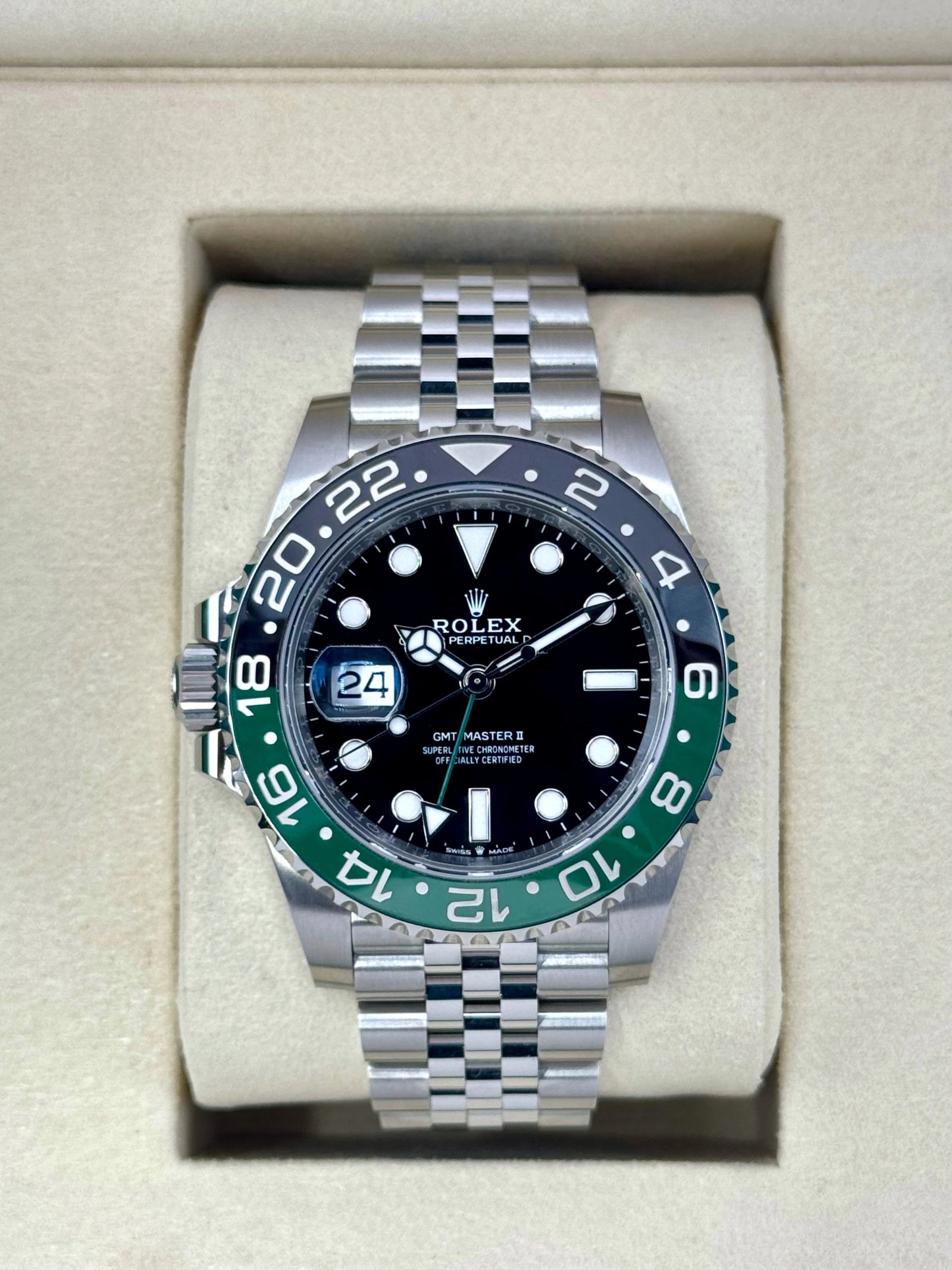 NEW 2025 Rolex GMT-Master II "Sprite" 40mm 126720VTNR Jubilee