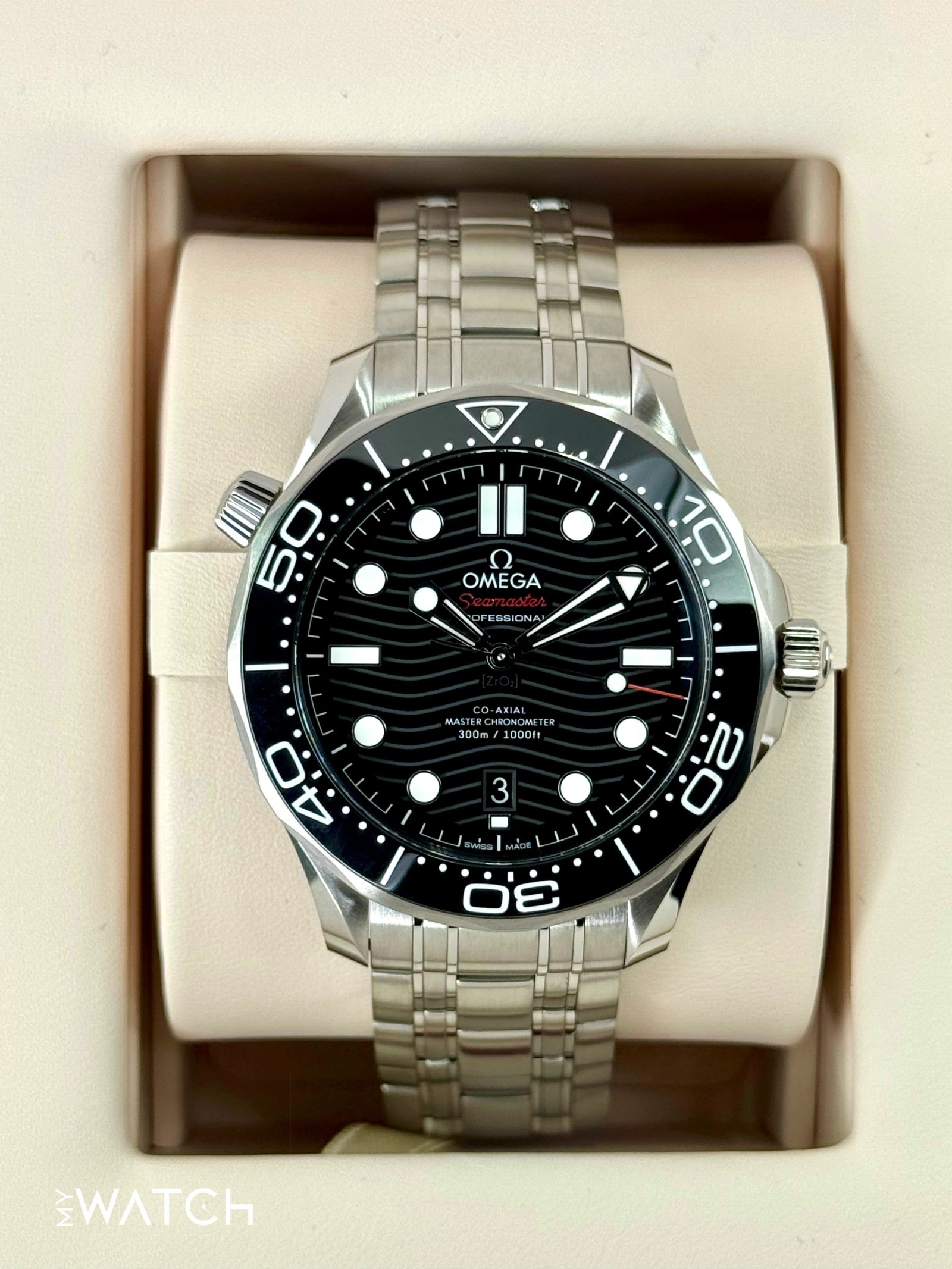 2025 Omega Seamaster Diver 300M 42mm 210.30.42.20.01.001 Black Dial