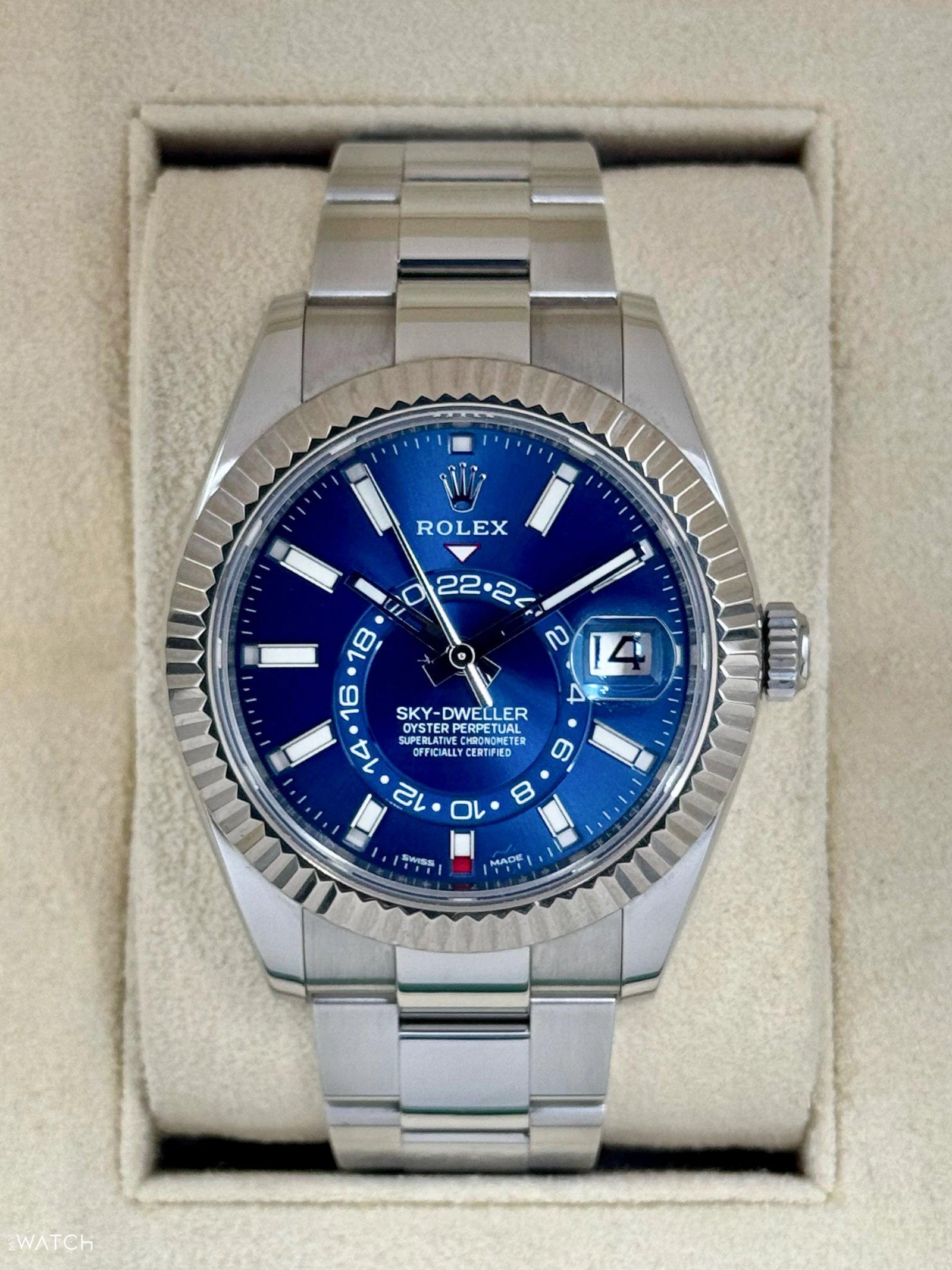 2023 Rolex Sky-Dweller 42mm 326934 Oyster Blue Dial