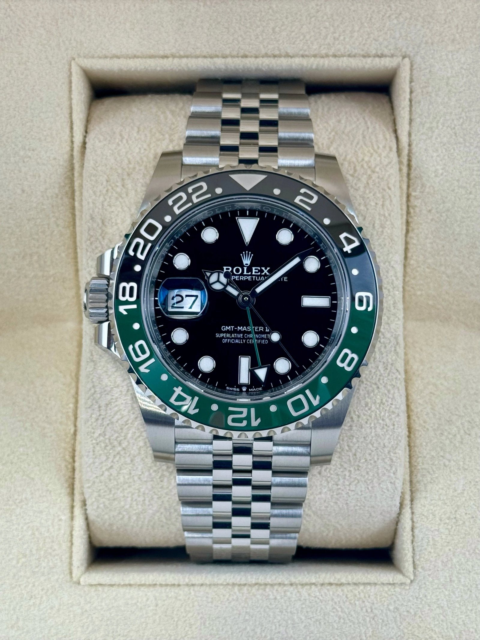 NEW 2024 Rolex GMT-Master II "Sprite" 40mm 126720VTNR Jubilee