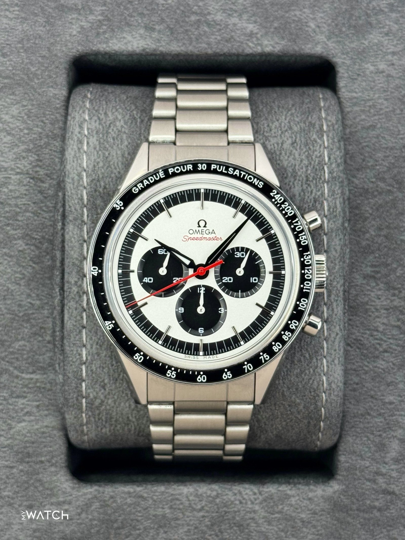 2018 Omega Speedmaster Moonwatch 311.32.40.30.02.001 39mm Silver Dial