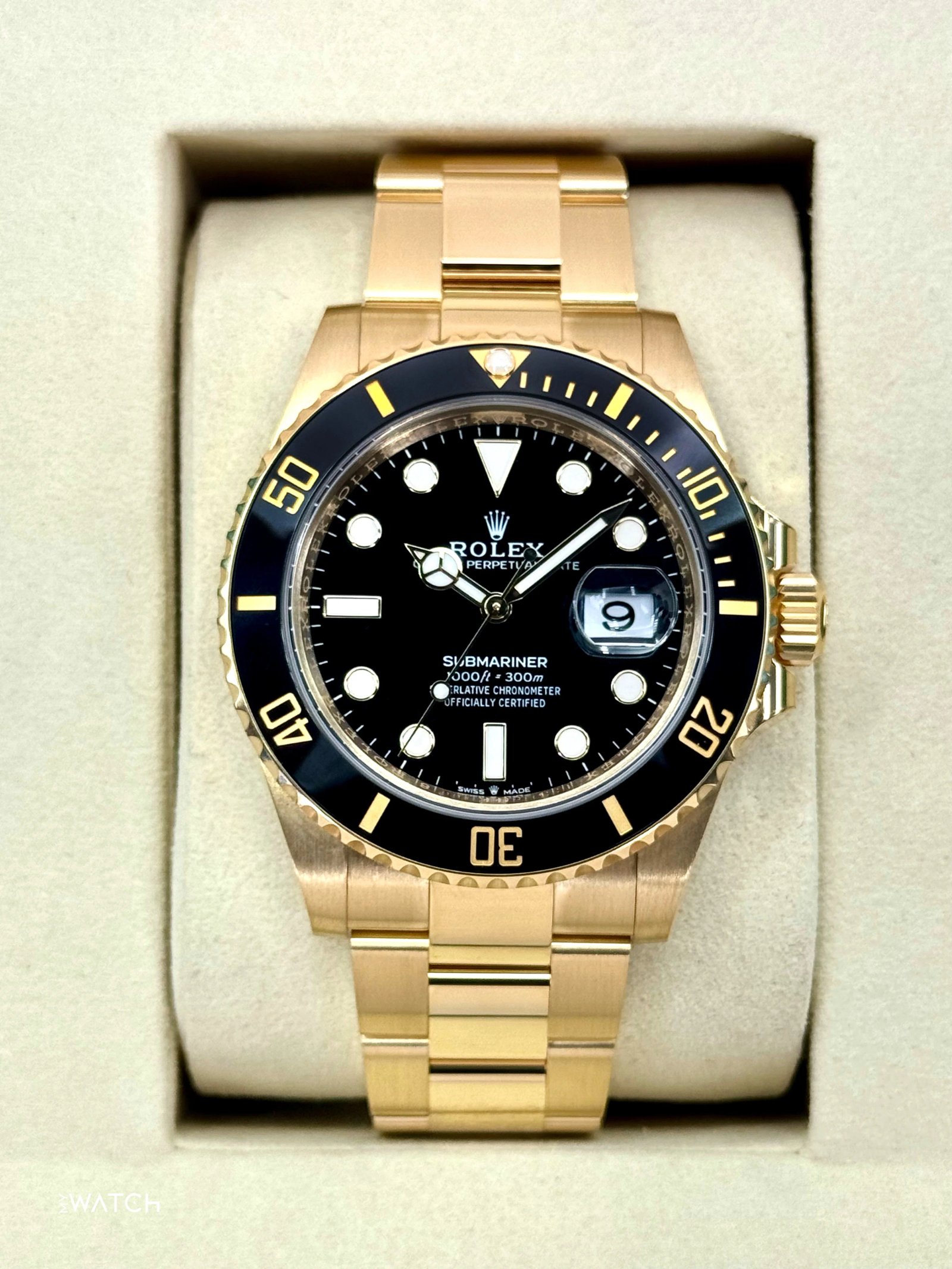 2025 Rolex Submariner 41mm 126618LN Yellow Gold Black Dial (STICKERED)