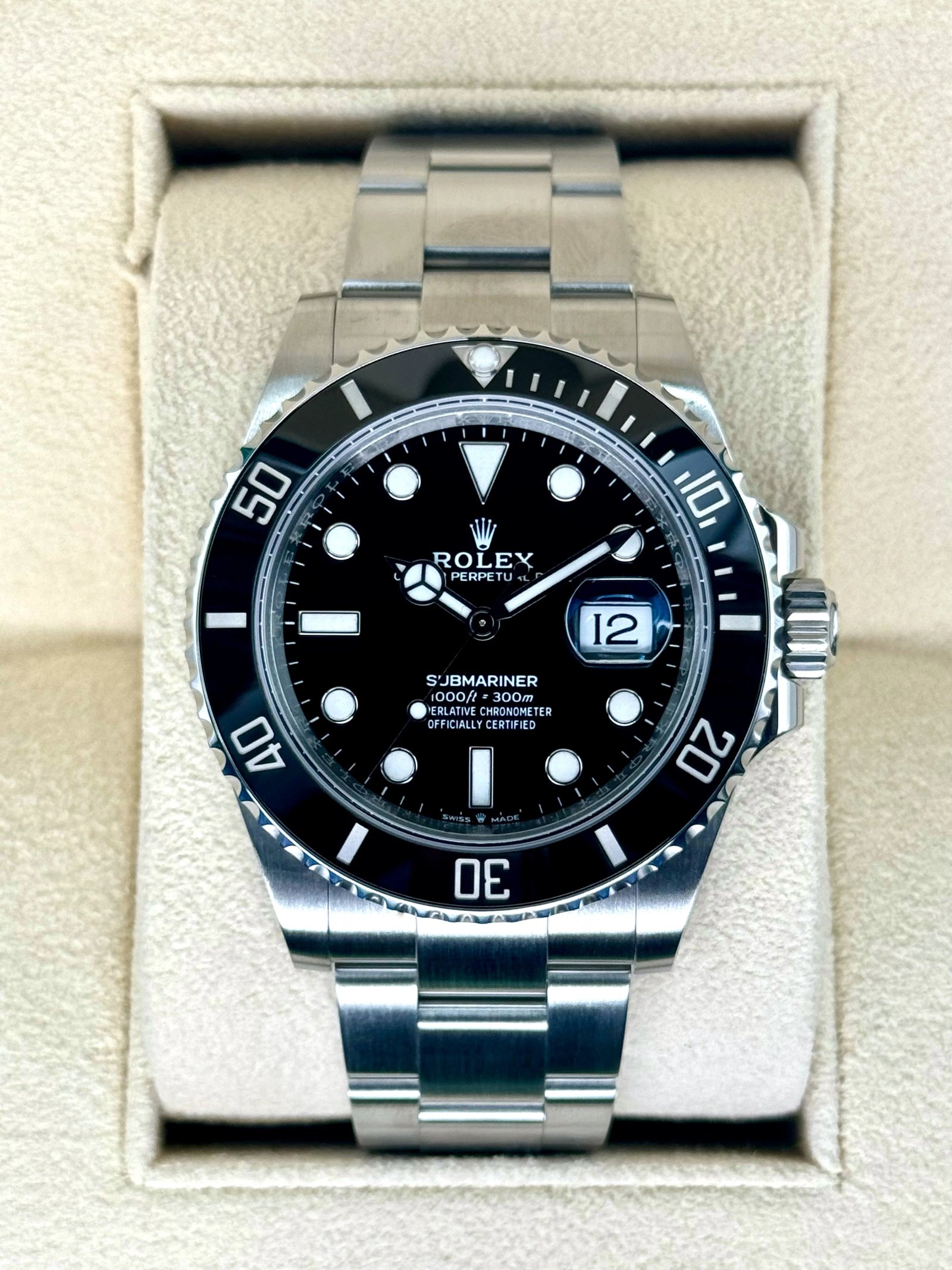2024 Rolex Submariner 41mm 126610LN Stainless Steel Black Dial