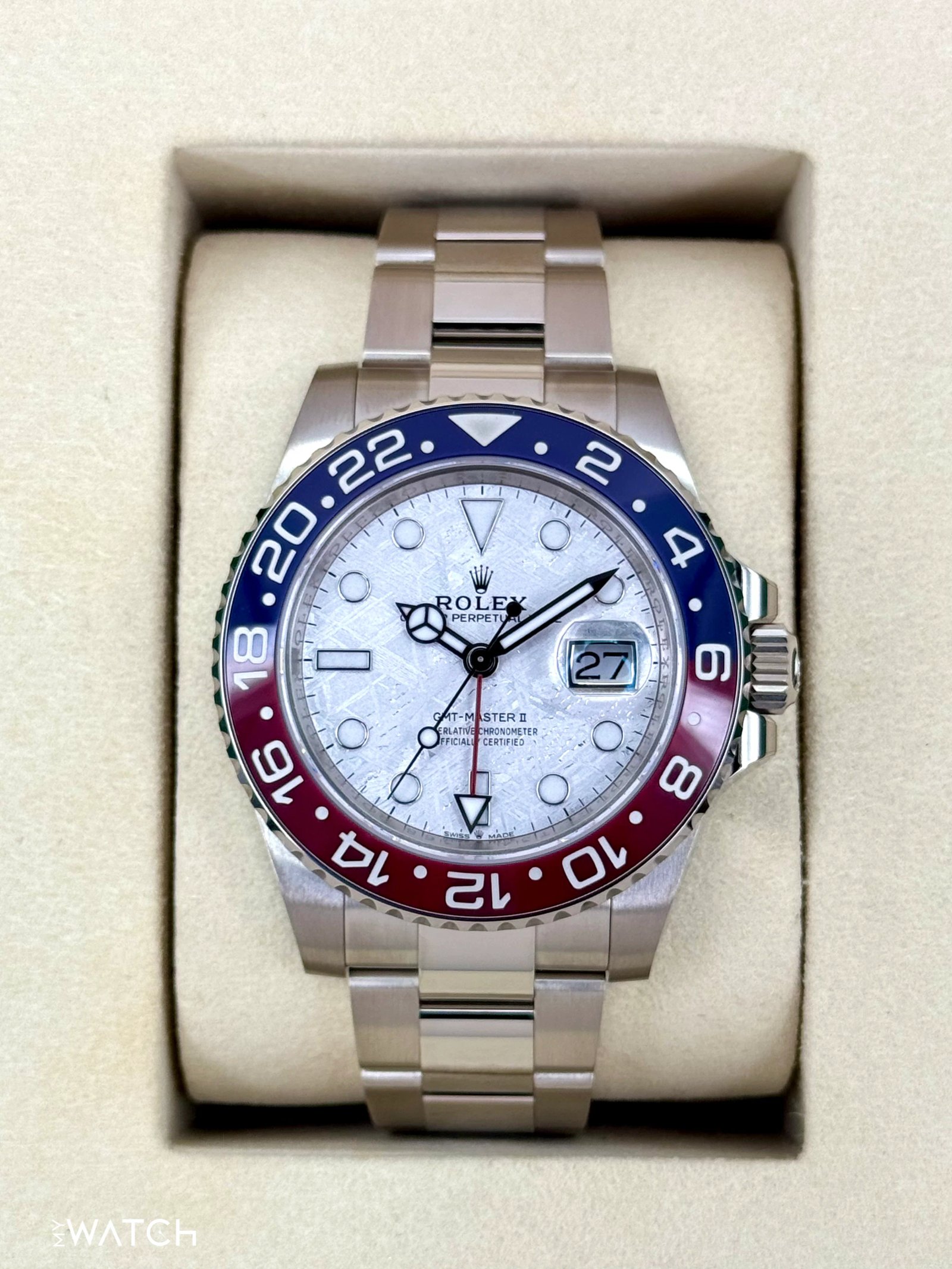 NEW 2025 Rolex GMT-Master II "Pepsi" 40mm 126719BLRO Meteorite Dial