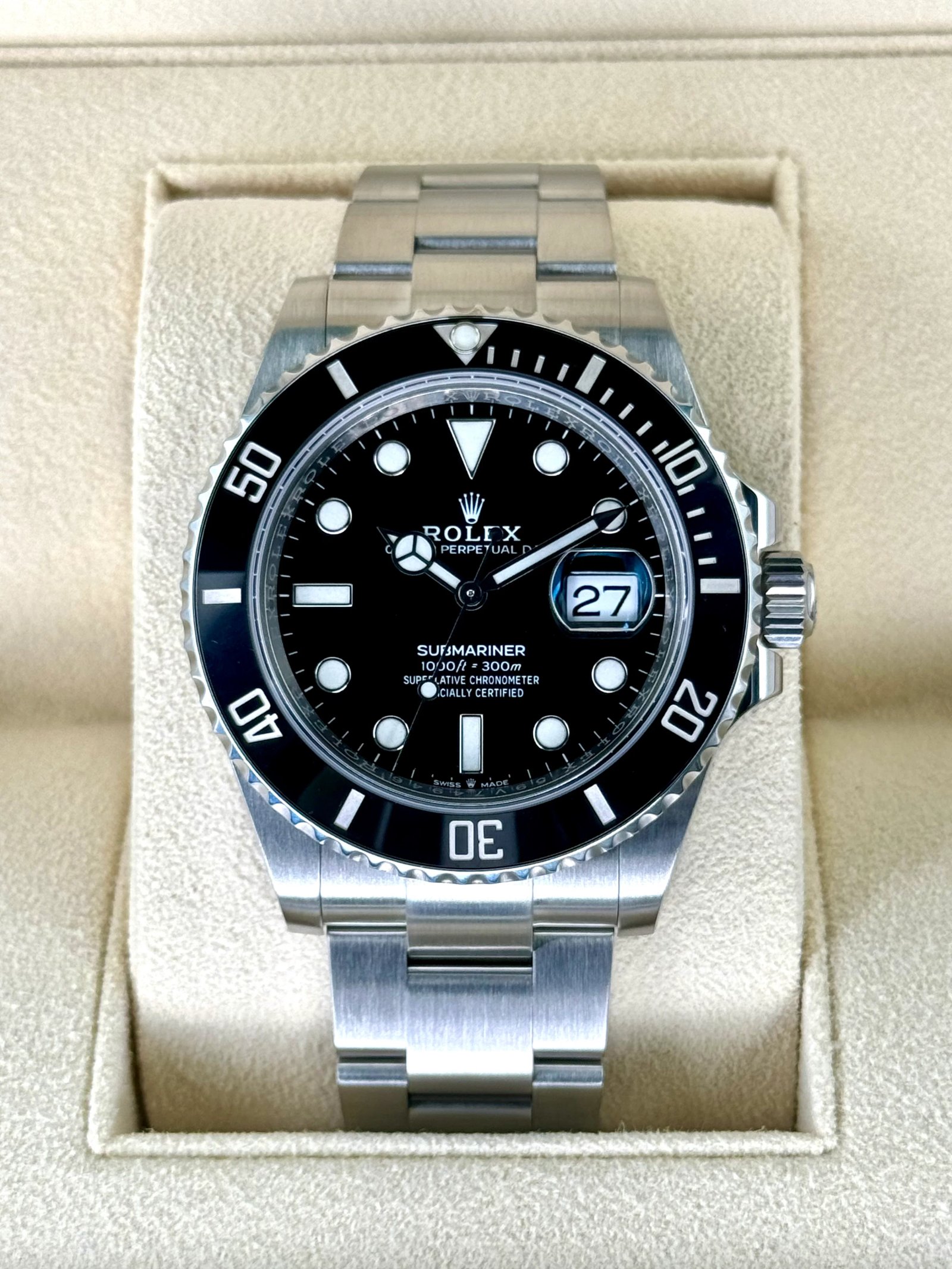 2021 Rolex Submariner 41mm 126610LN Stainless Steel Black Dial