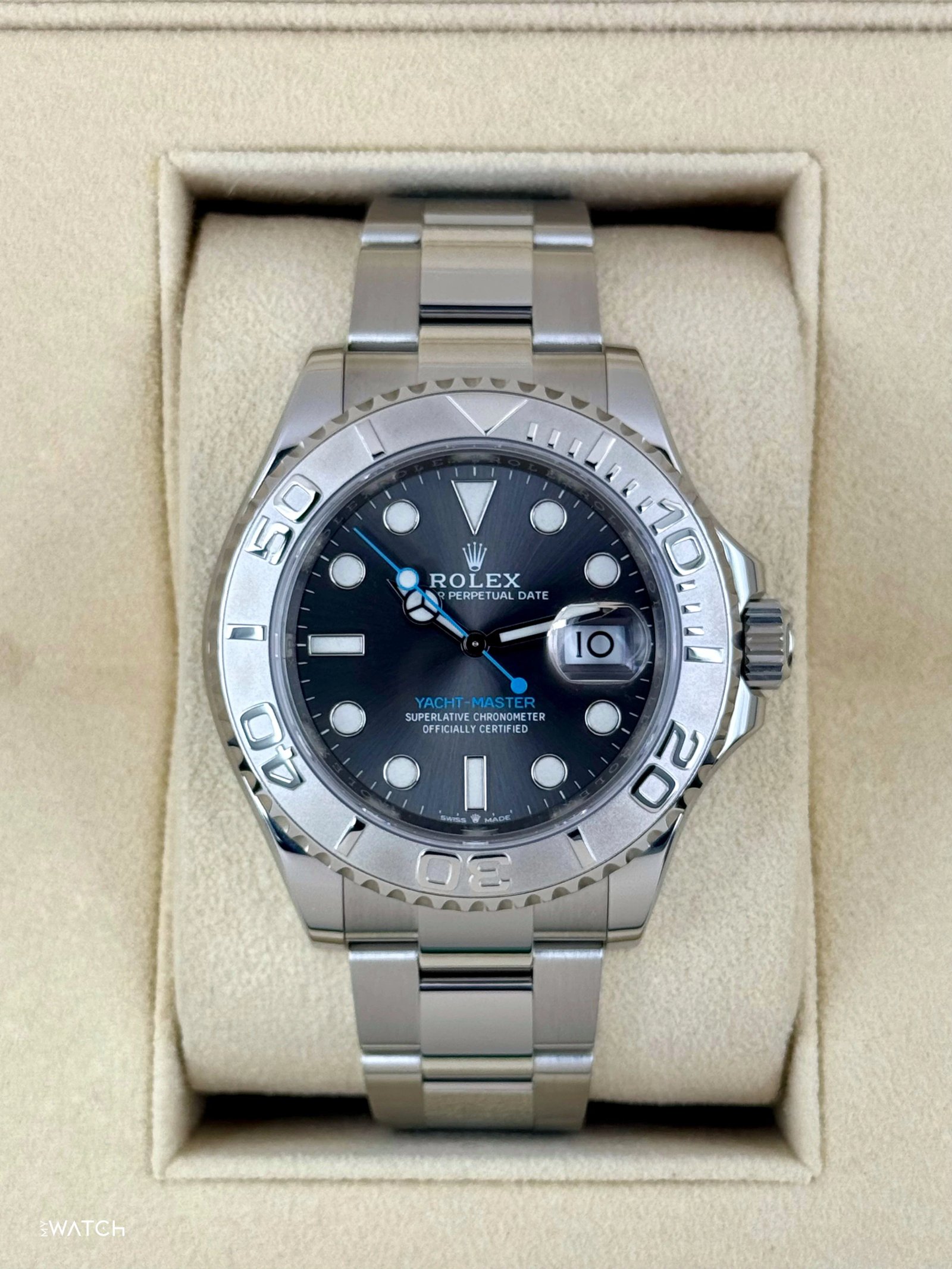2021 Rolex Yacht-Master 40mm 126622 Stainless Steel Rhodium Dial
