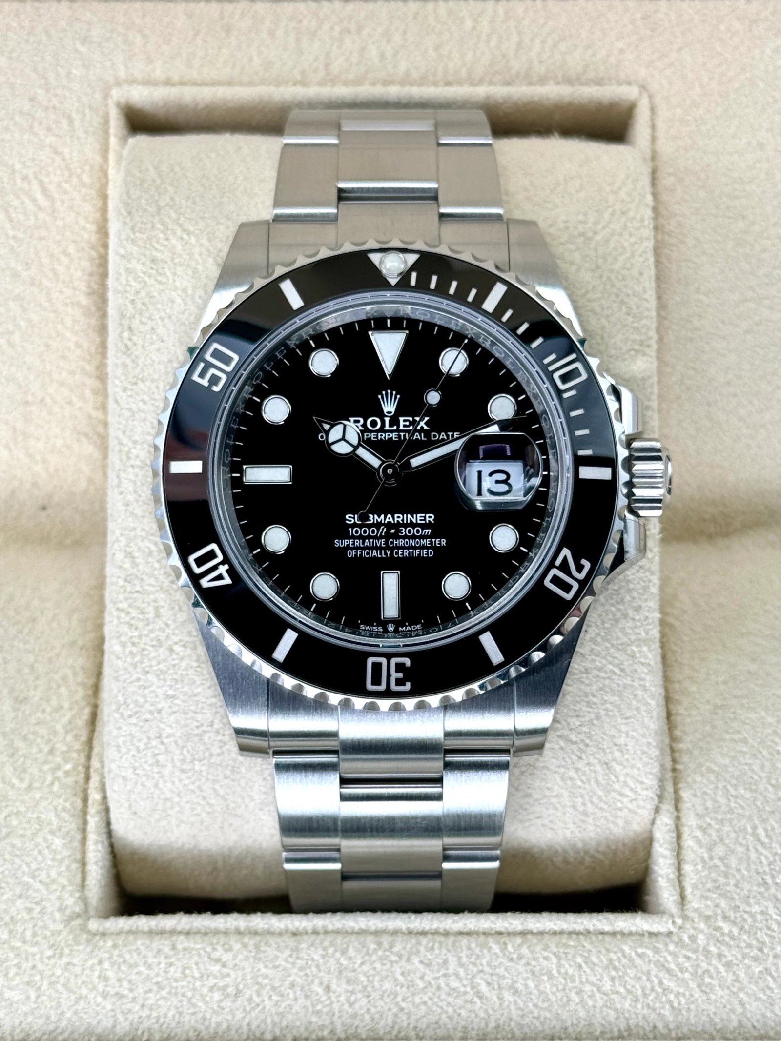 NEW 2022 Rolex Submariner 41mm 126610LN Stainless Steel Black Dial