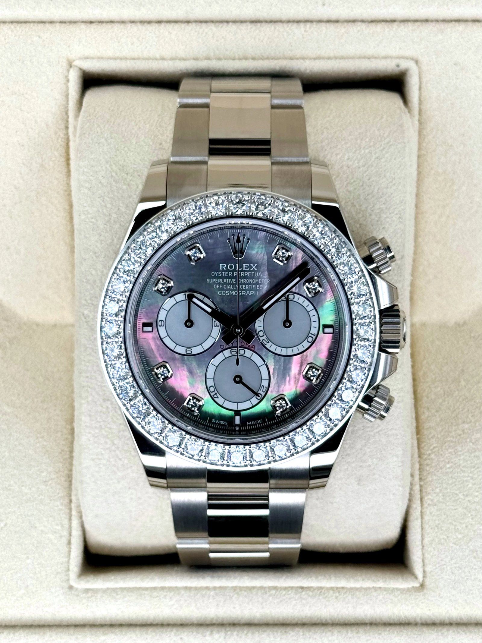 NEW 2025 Rolex Daytona 40mm 126579RBR Mother of Pearl Diamond Dial