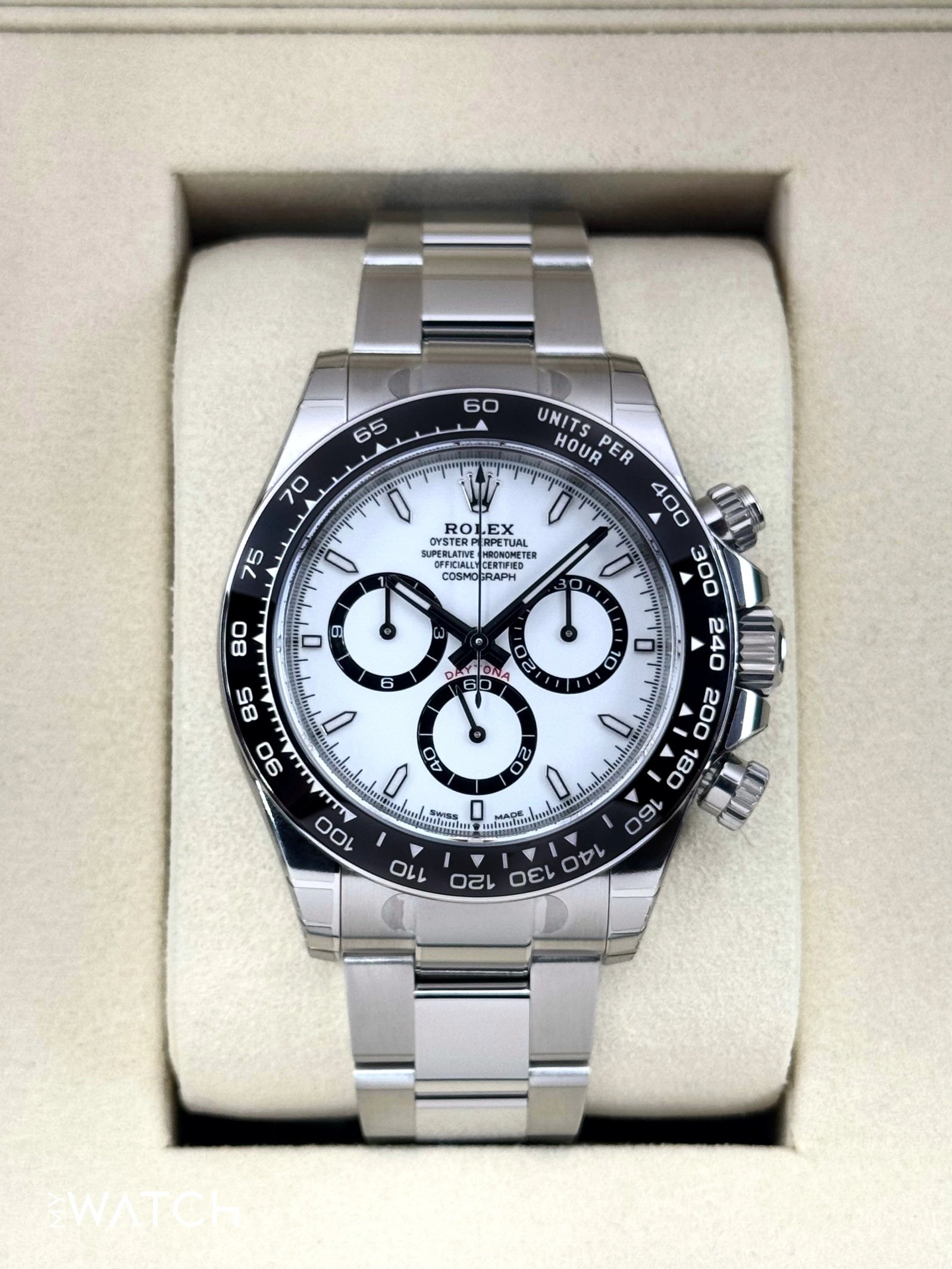 NEW 2025 Rolex Daytona 40mm 126500LN Stainless Steel Panda Dial (STICKERED)