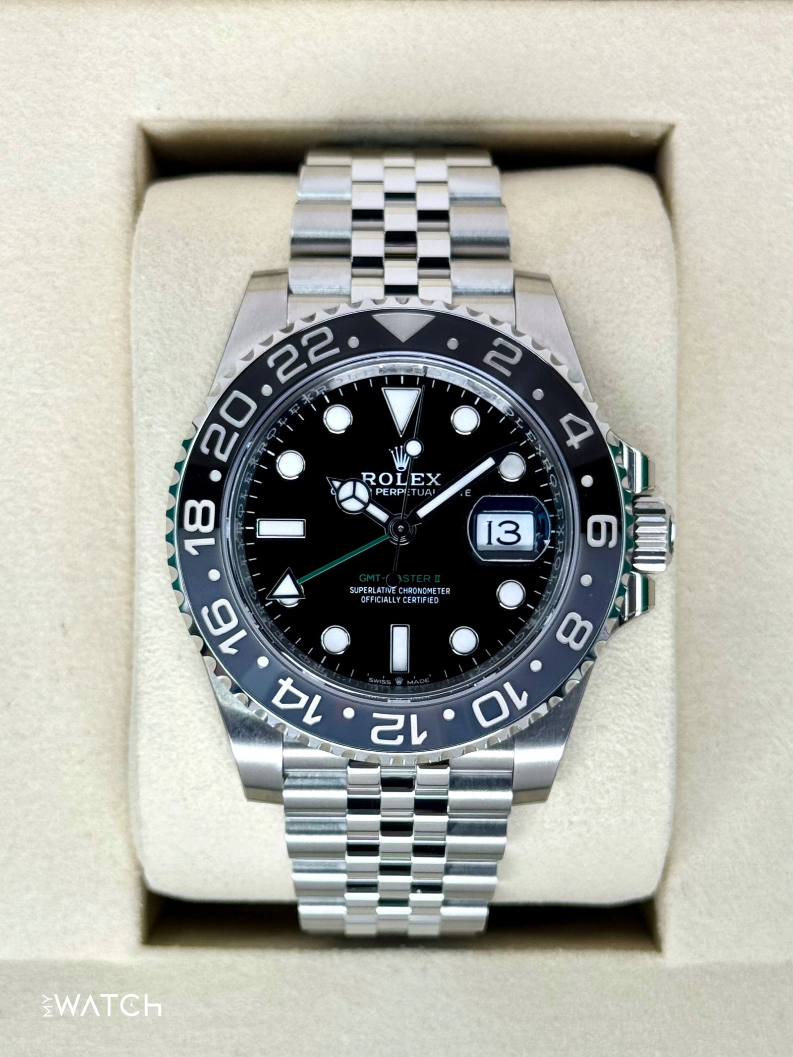 NEW 2025 Rolex GMT-Master II "Bruce Wayne" 40mm 126710GRNR Jubilee (STICKERED)