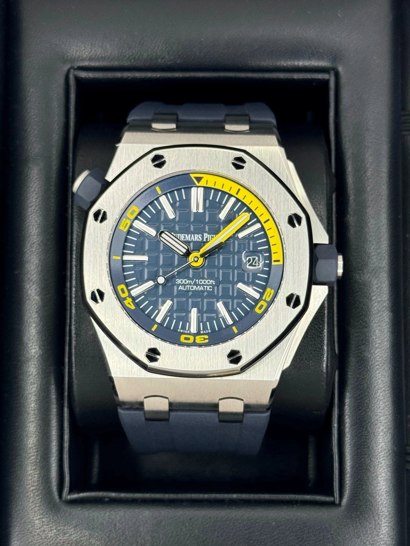 NEW 2020 Audemars Piguet Royal Oak Offshore Diver 15710ST Blue Dial