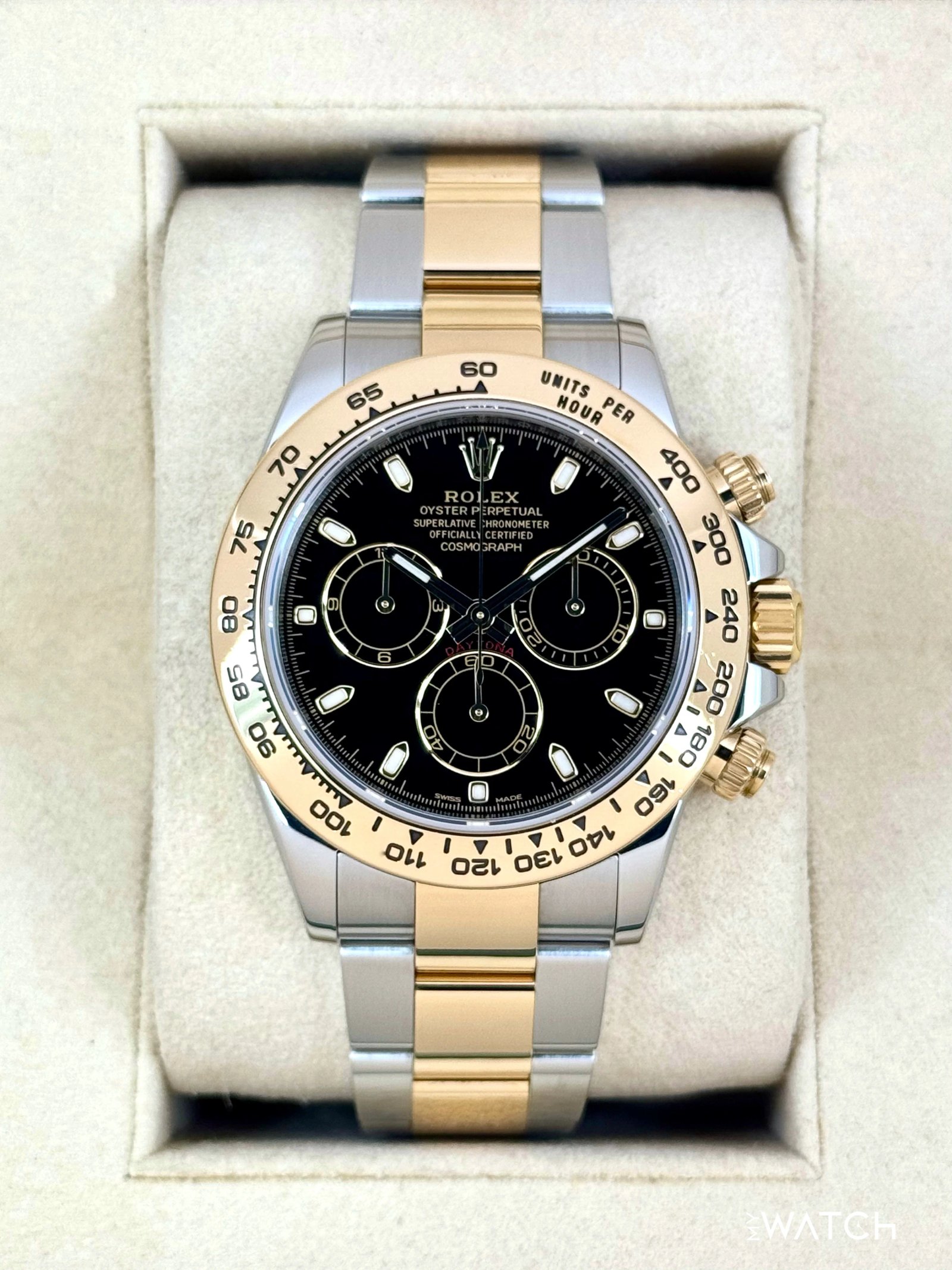 2017 Rolex Daytona 40mm 116503 Two-Tone Black Dial