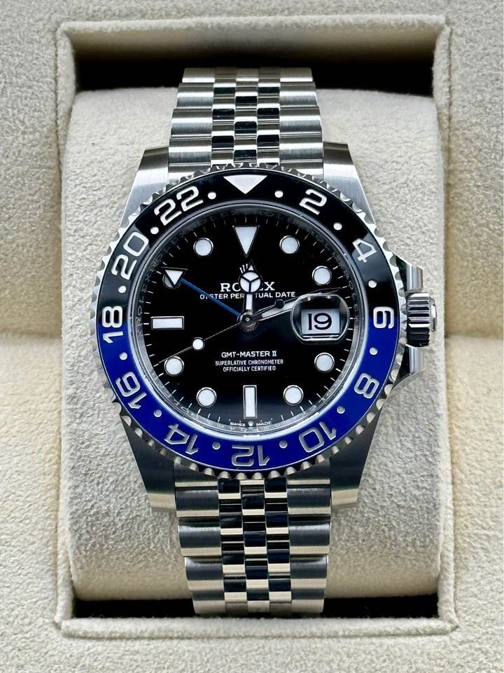 NEW 2022 Rolex GMT-Master II “Batgirl” 40mm 126710BLNR Jubilee Black Dial