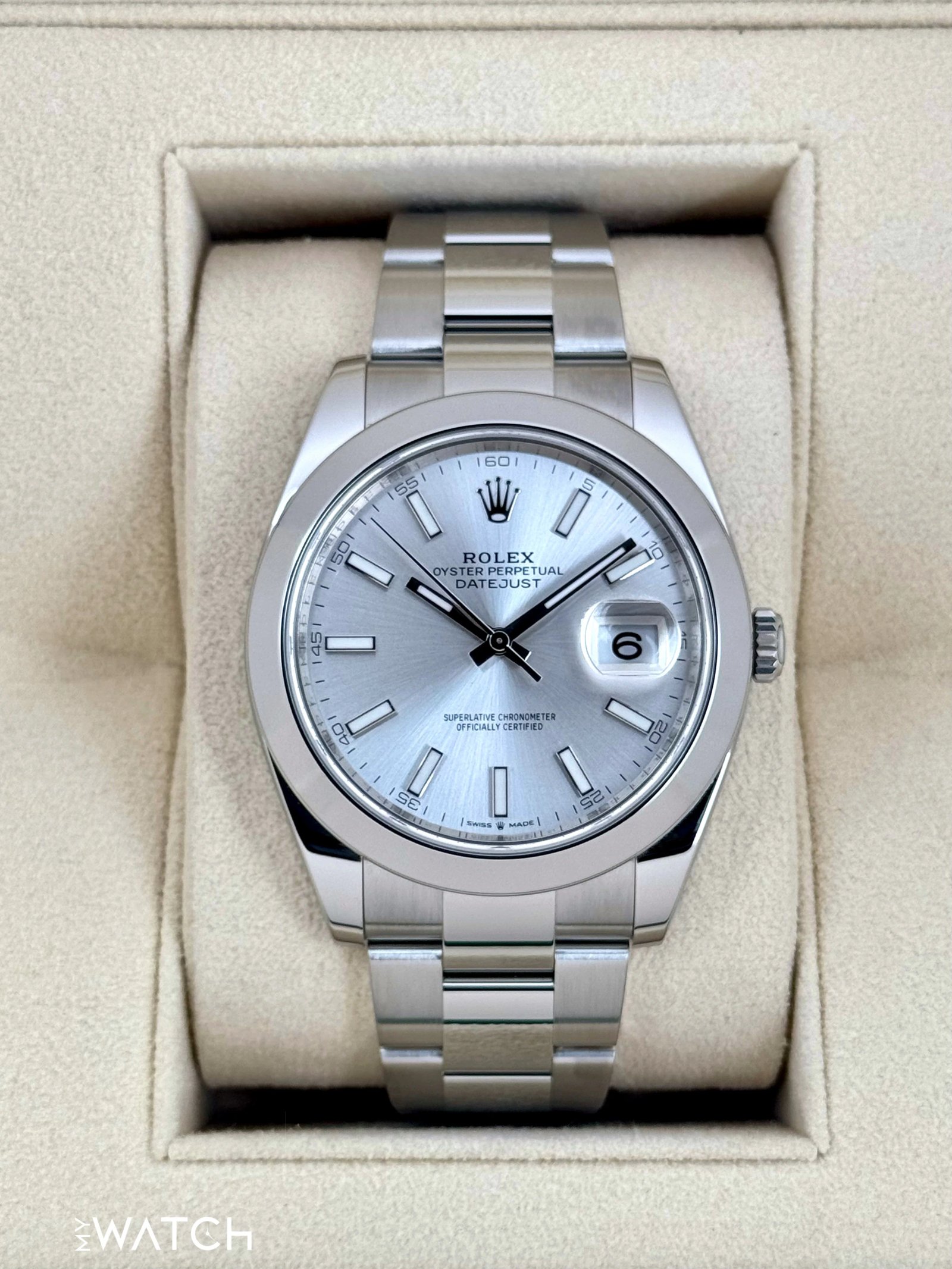 NEW 2025 Rolex Datejust 41mm 126300 Stainless Steel Oyster Silver Dial