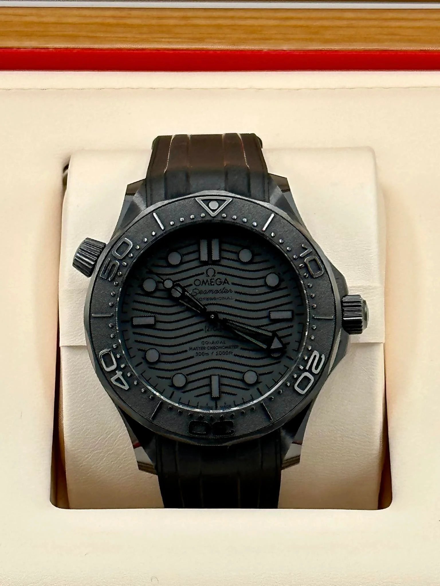 NEW 2023 Omega Seamaster 300m 43.5mm 210.92.44.20.01.003 Black Ceramic Dial