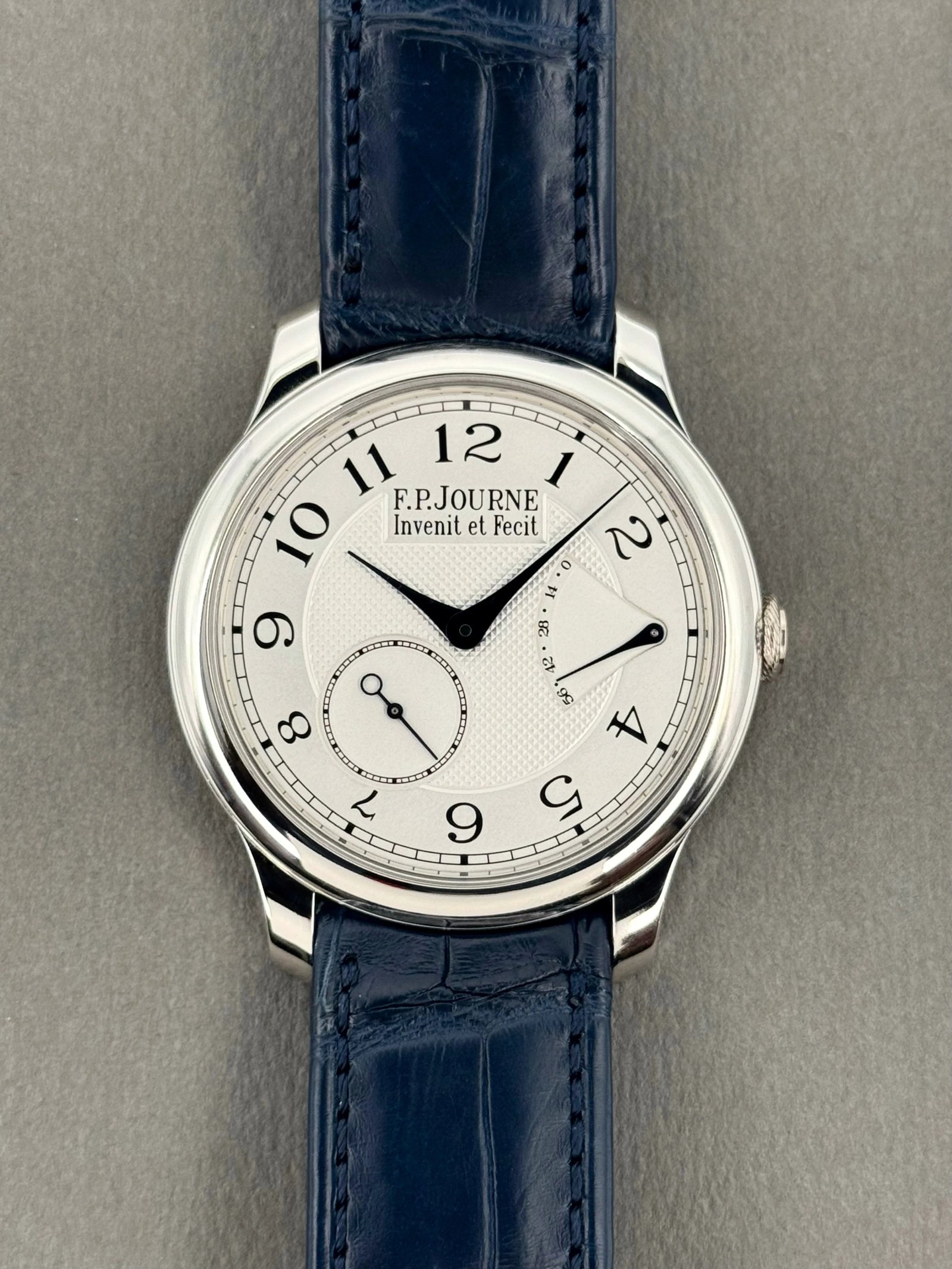 F.P.Journe Classique Chronomètre Souverain Platinum 40mm Silver Guilloche dial