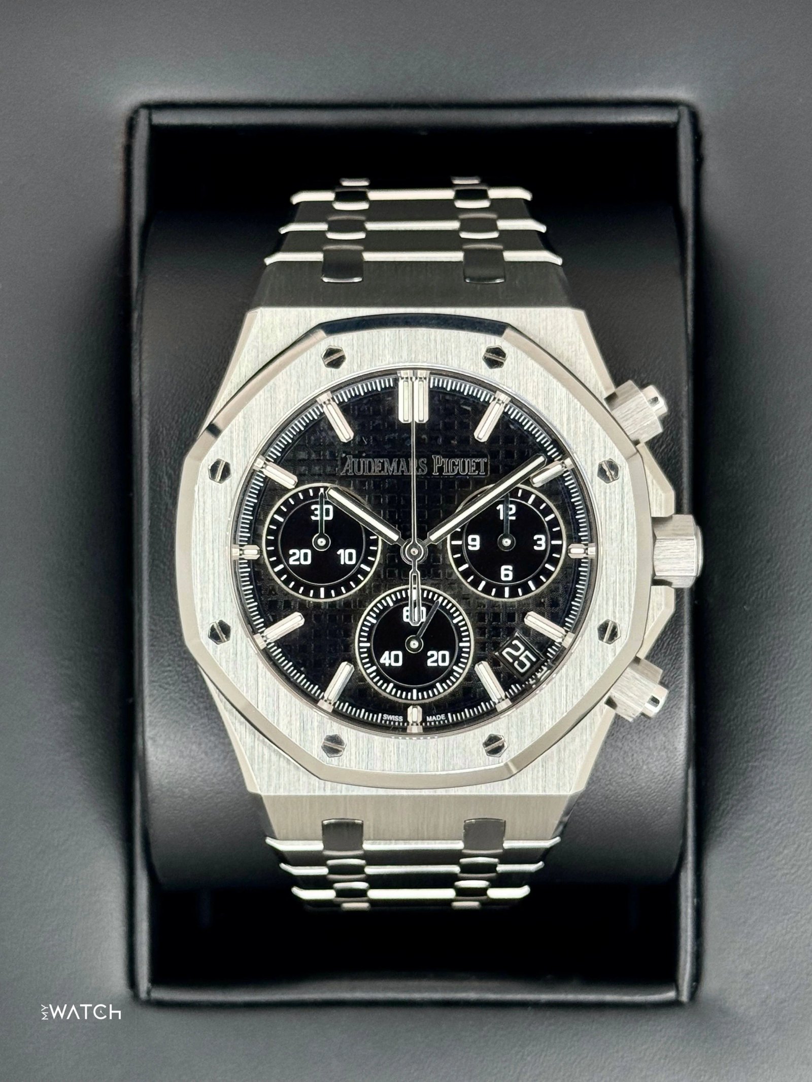 2023 Audemars Piguet Royal Oak Chronograph 41mm 26240ST Black Dial