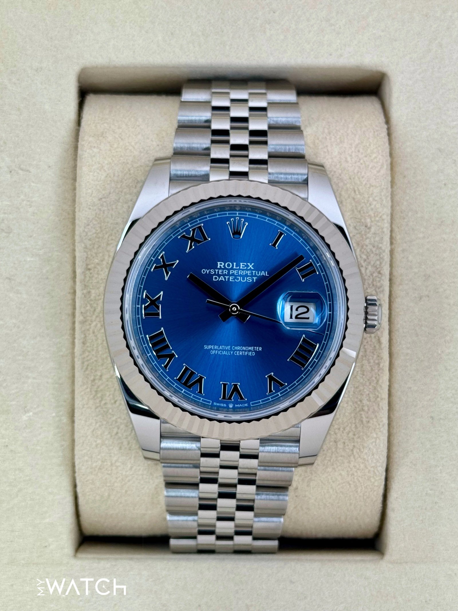 NEW 2025 Rolex Datejust 41mm 126334 Jubilee Azzurro-Blue Dial