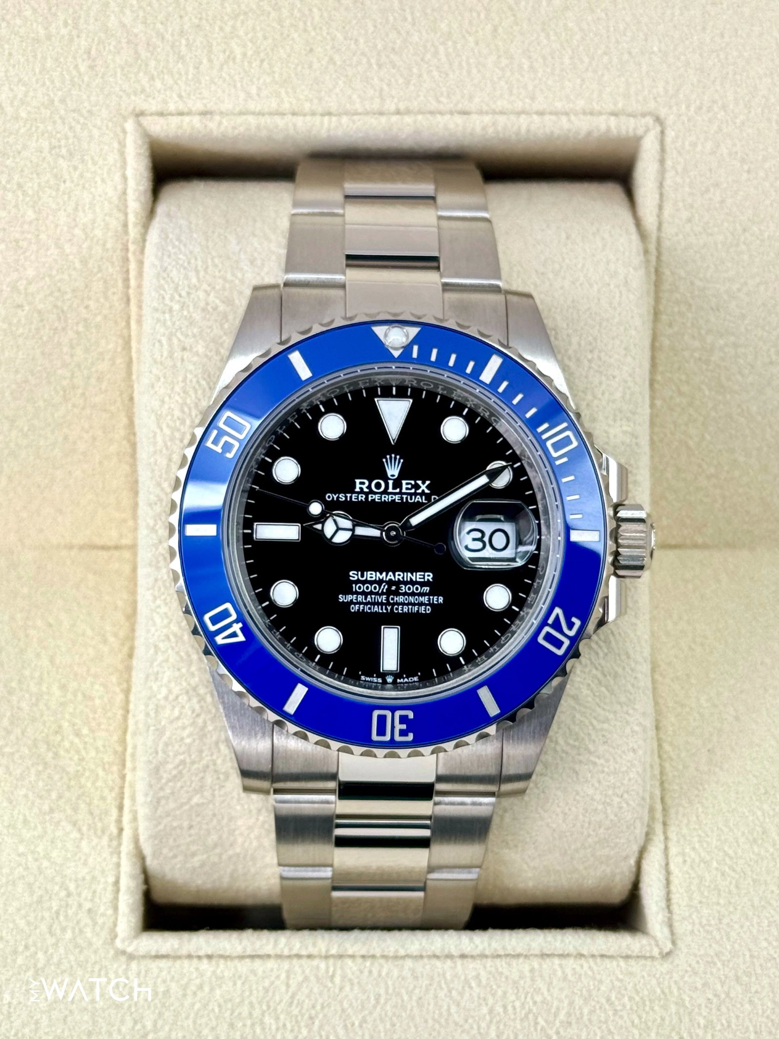 2024 Rolex Submariner “Cookie Monster ” 41mm 126619LB White Gold Black Dial