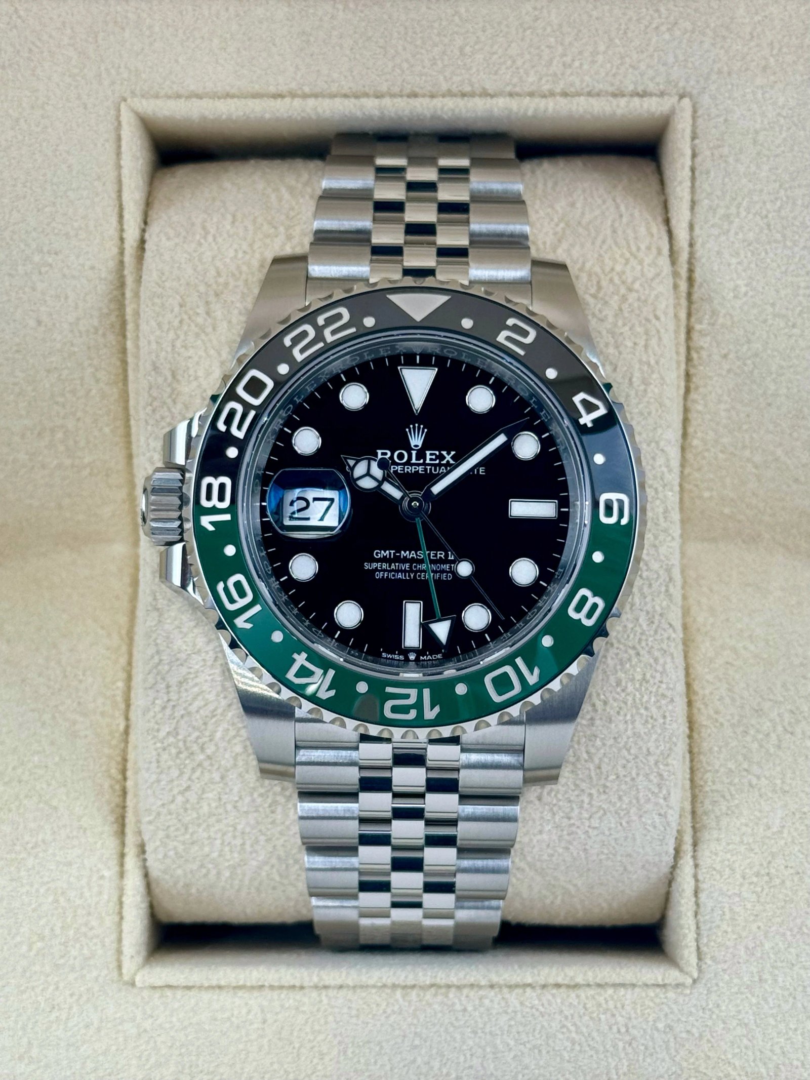 NEW 2024 Rolex GMT-Master II "Sprite" 40mm 126720VTNR Jubilee