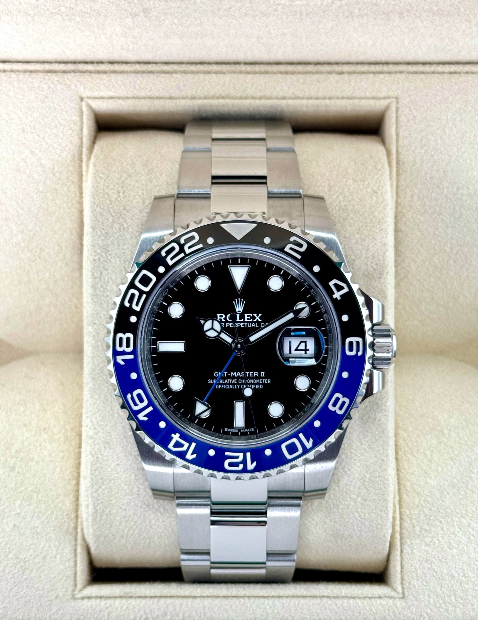 2017 Rolex GMT-Master II "Batman" 40mm 116710BLNR Oyster