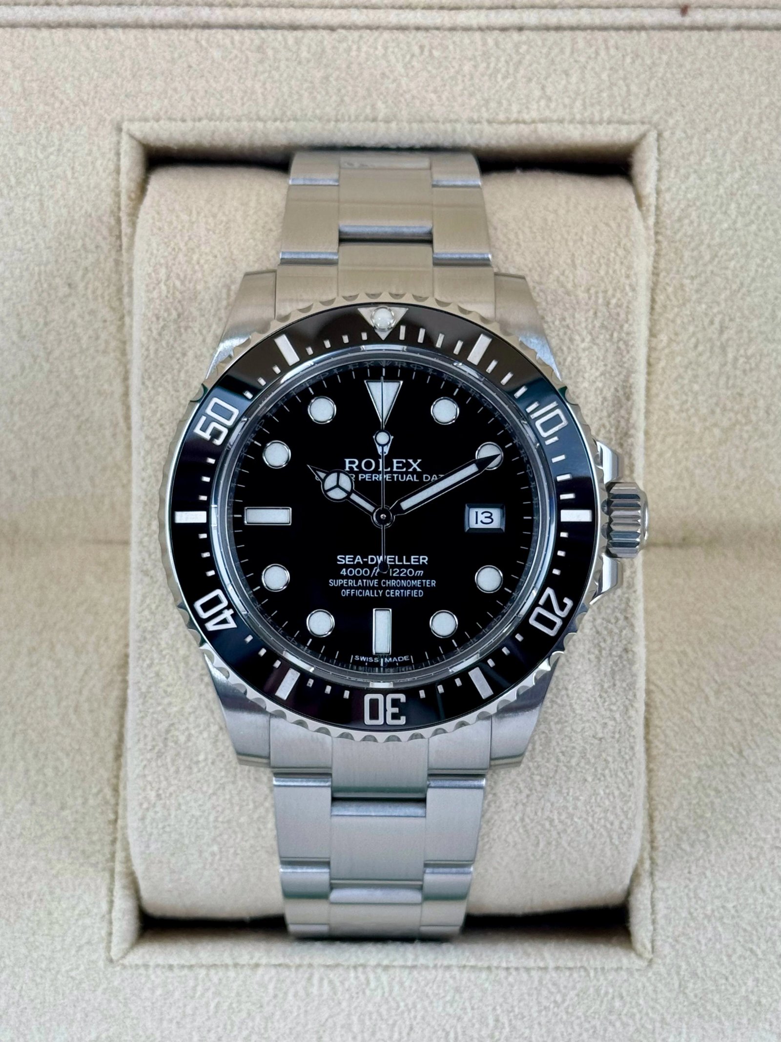 2016 Rolex Sea-Dweller 4000 "SD4K" 40mm 116600 Black Dial