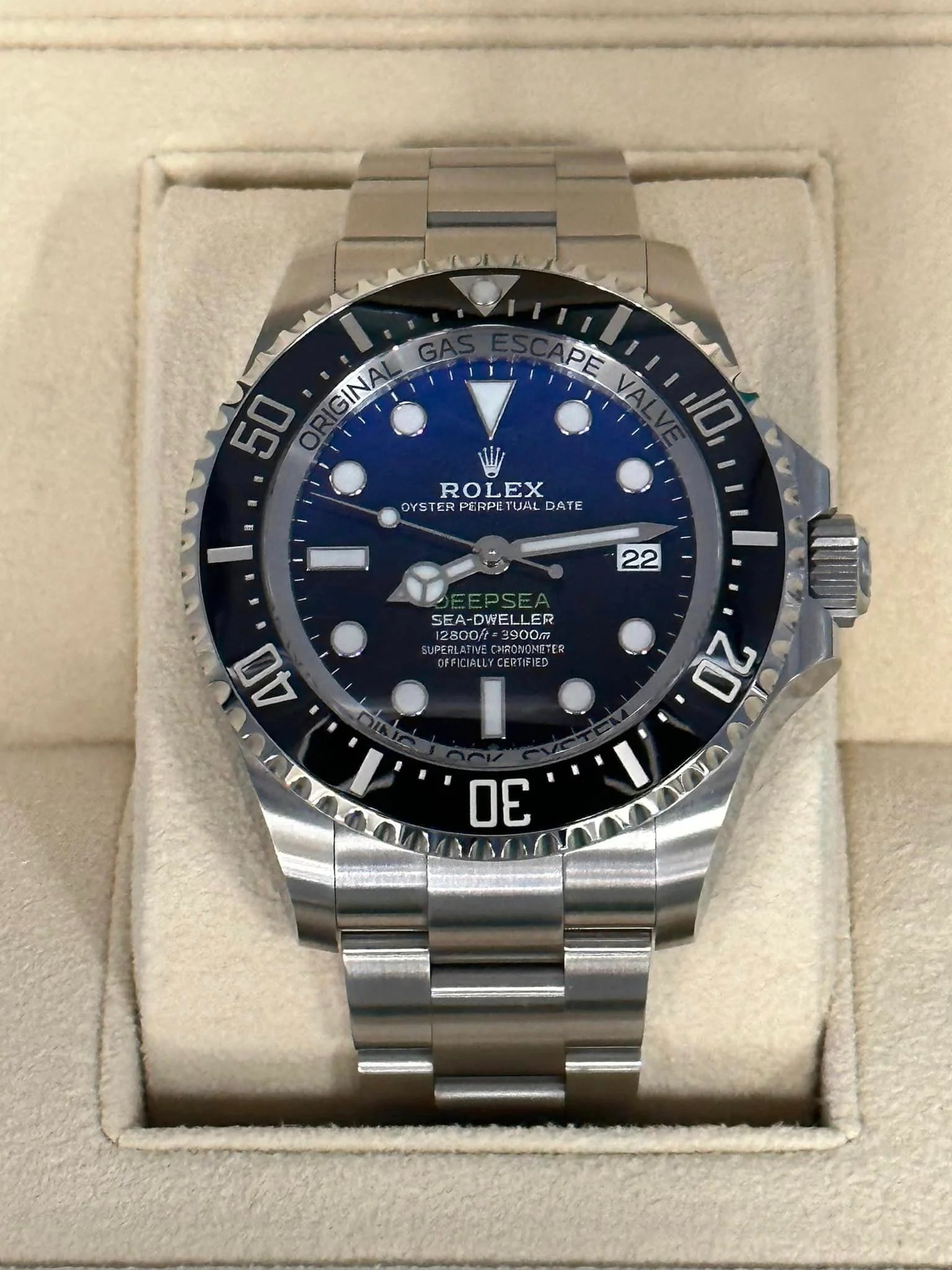 2023 Rolex Deepsea "James Cameron" 44mm 136660 Blue Dial