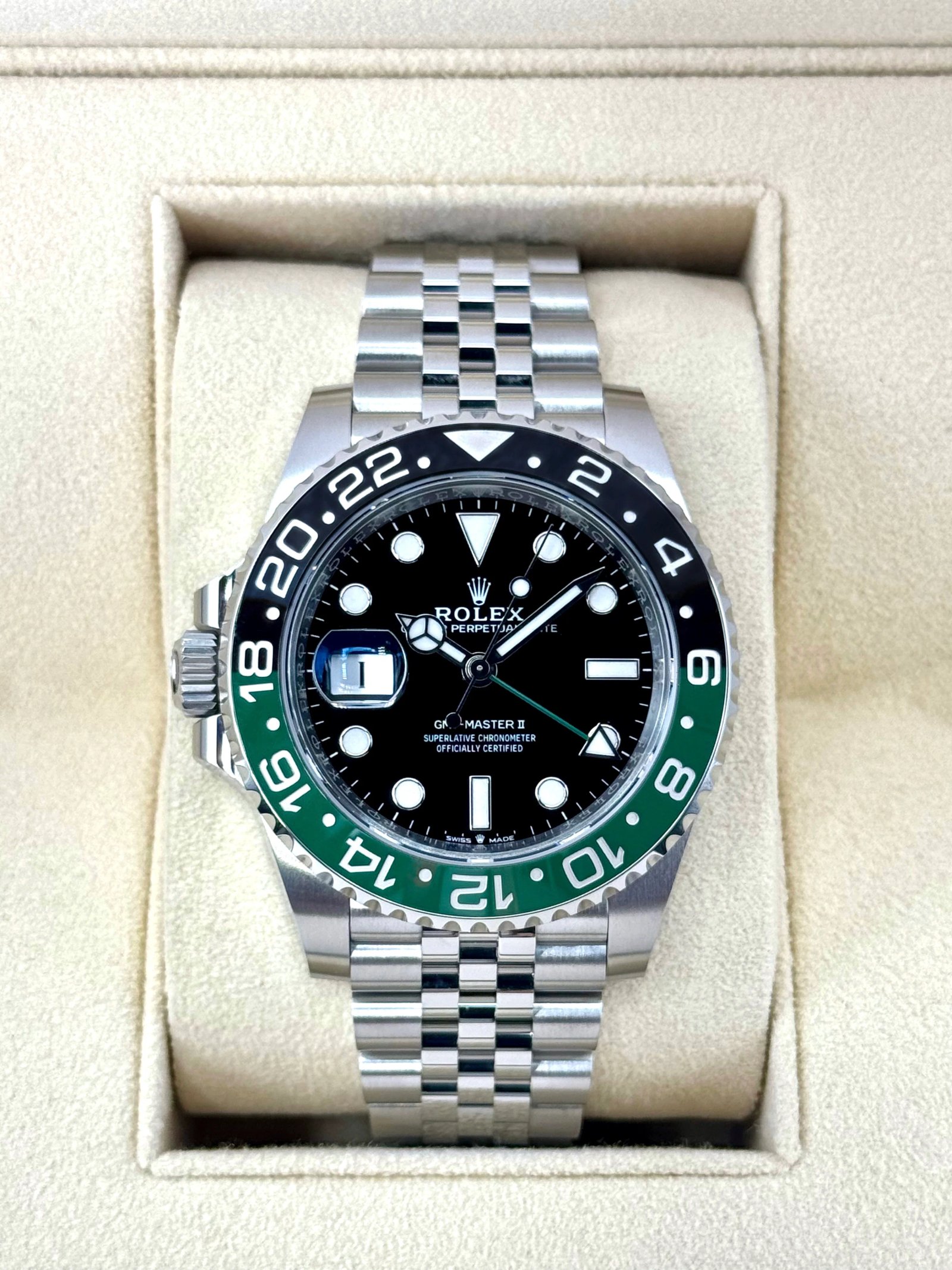 NEW 2025 Rolex GMT-Master II "Sprite" 40mm 126720VTNR Jubilee