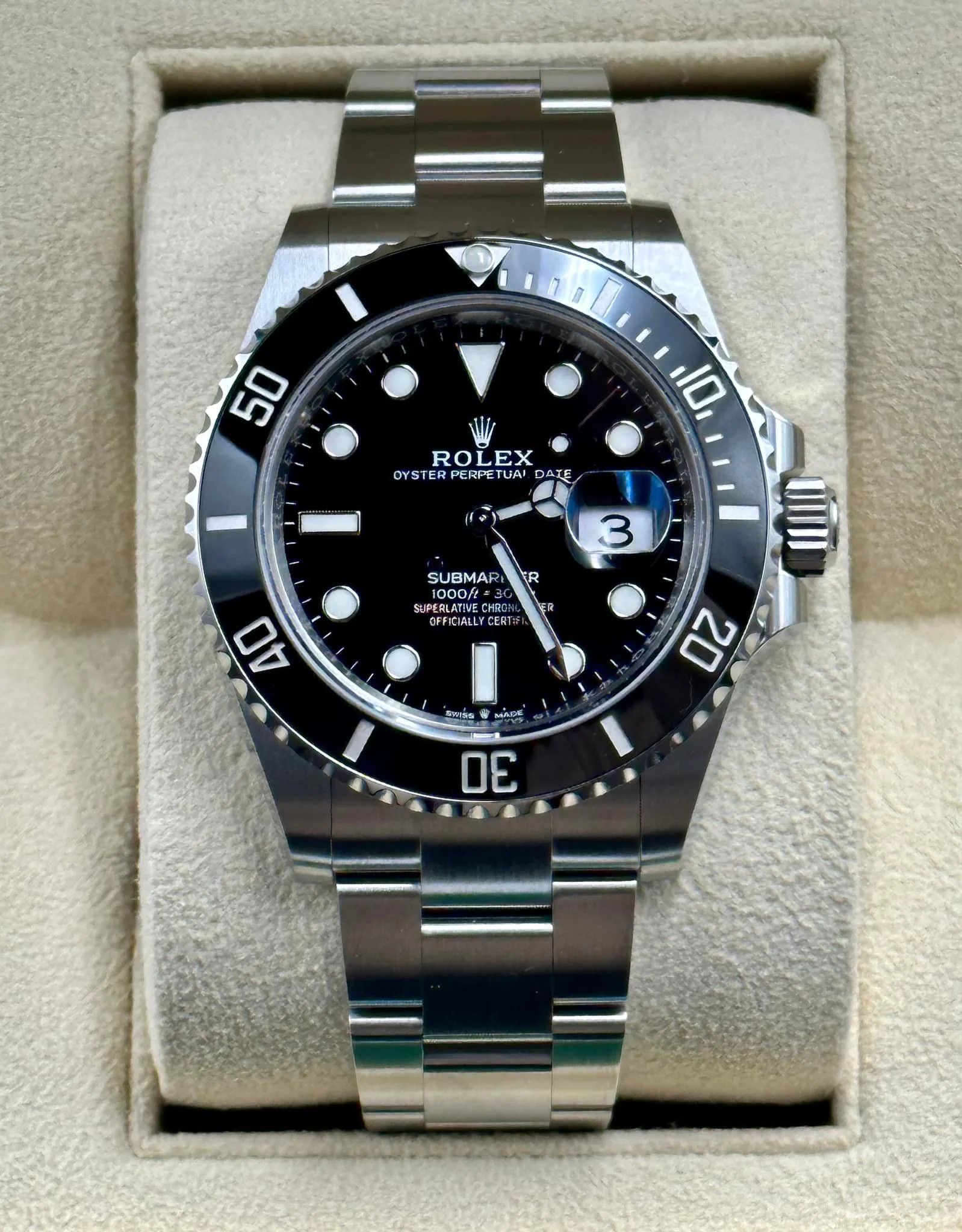 NEW 2023 Rolex Submariner 41mm 126610LN Stainless Steel Black Dial