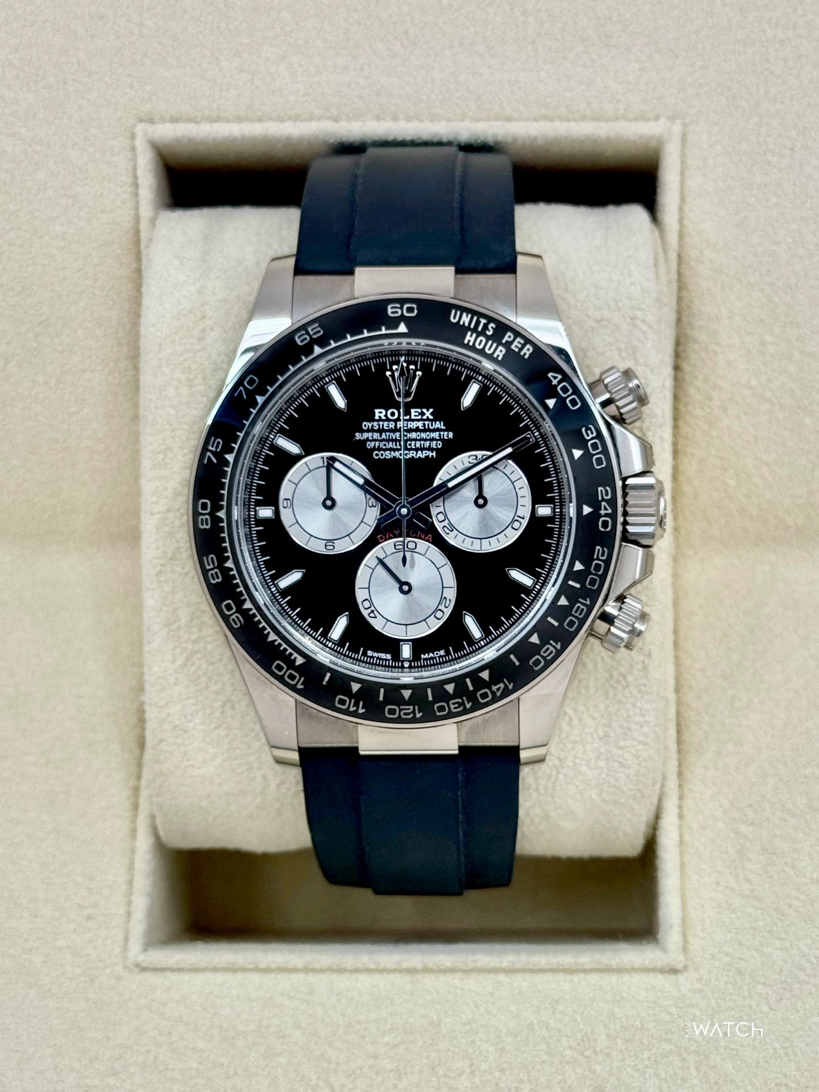 2024 Rolex Daytona "Baby Le Mans" 40mm 126519LN White Gold Black Dial