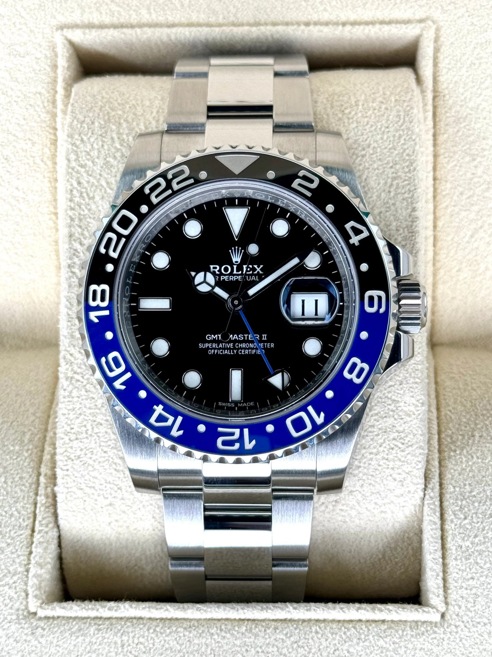 2017 Rolex GMT-Master II "Batman" 40mm 116710BLNR Oyster