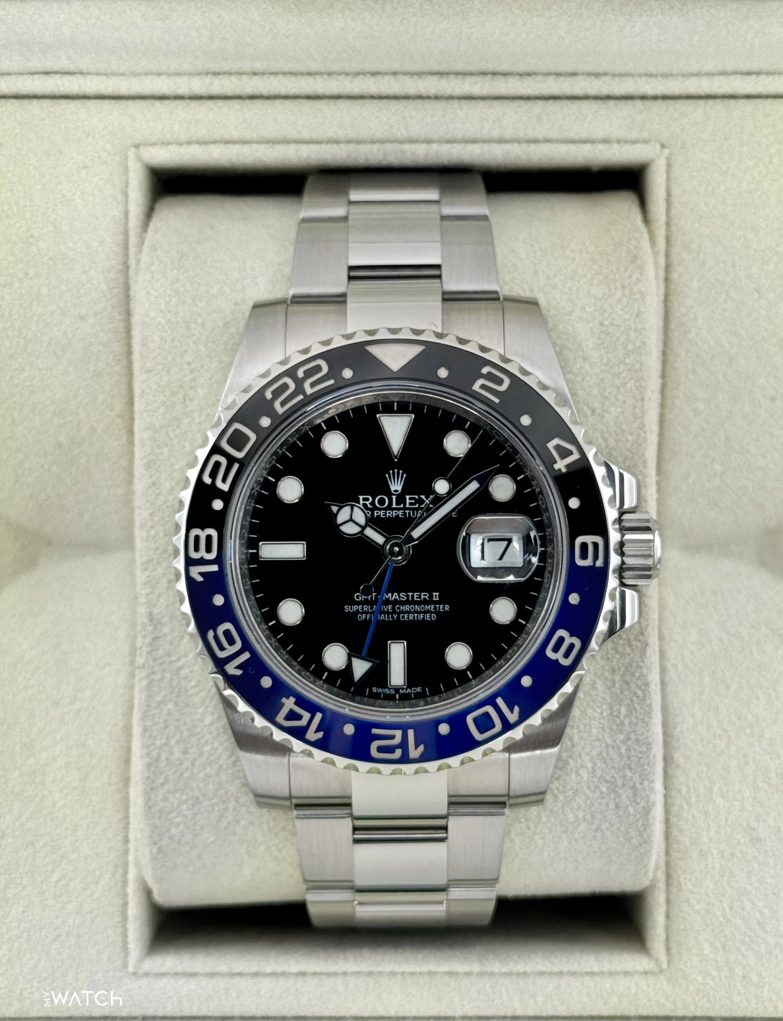 2014 Rolex GMT-Master II "Batman" 40mm 116710BLNR Oyster