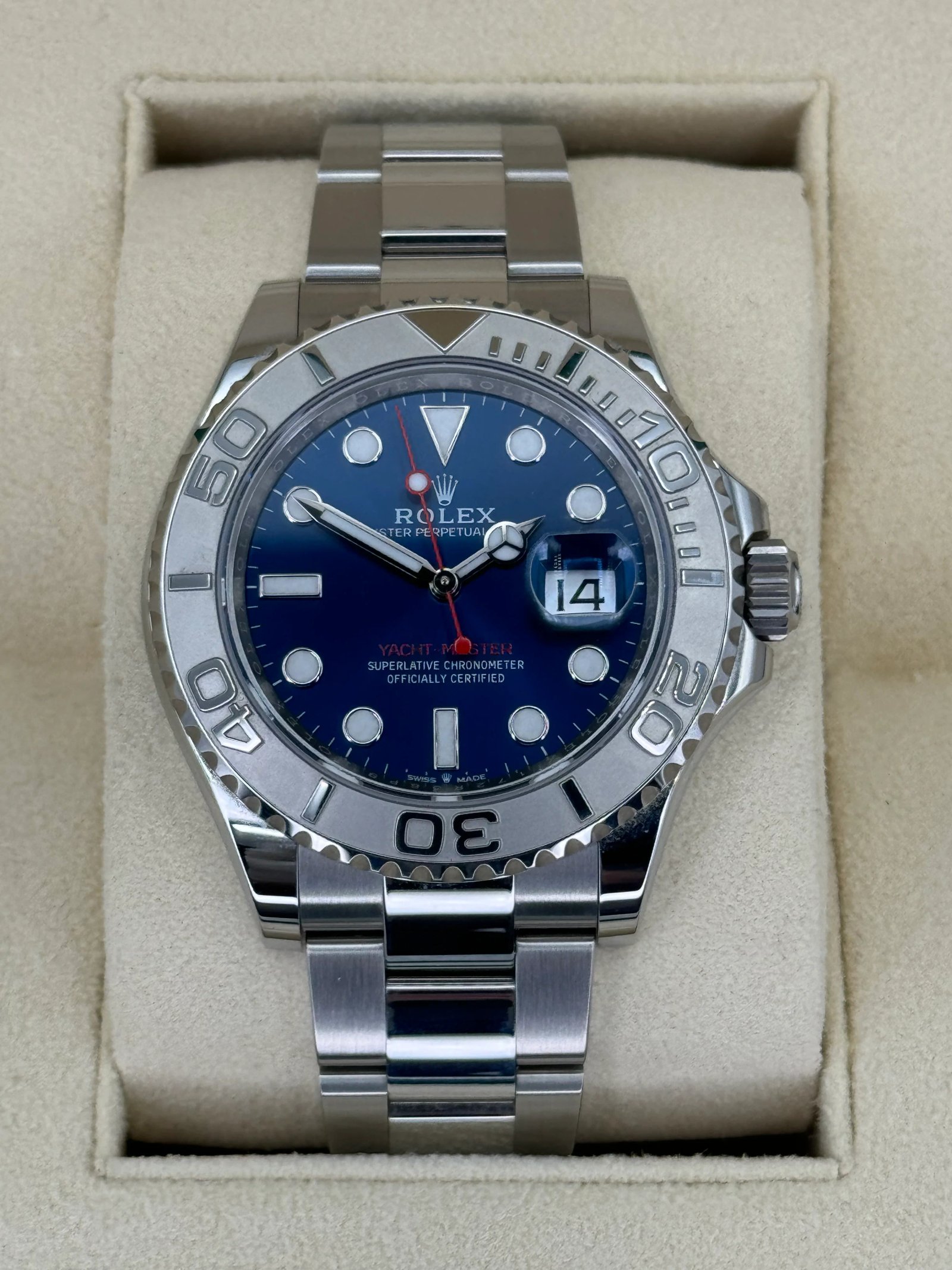 NEW 2023 Rolex Yacht-Master 40mm 126622 Stainless Steel Blue Dial