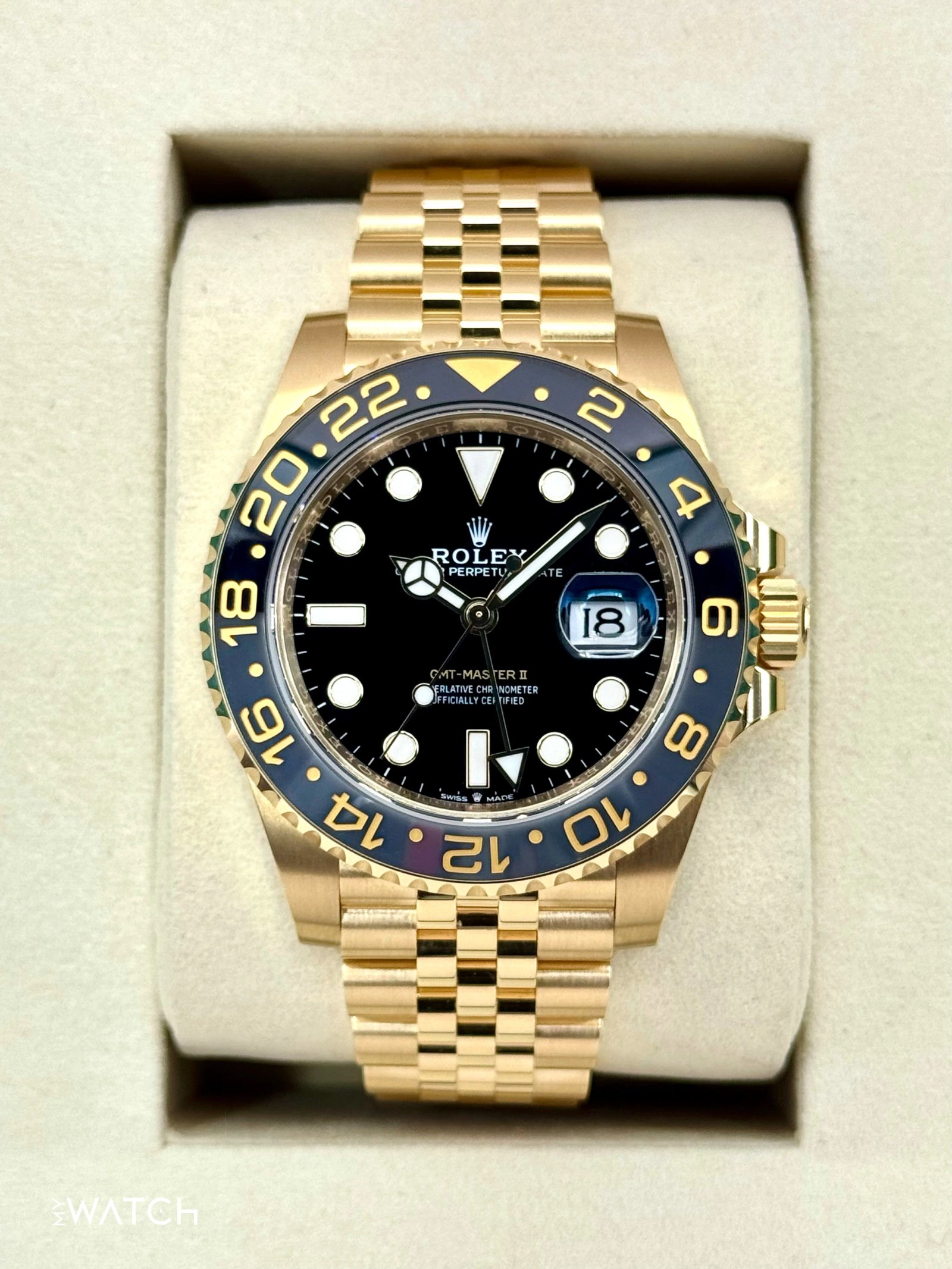 NEW 2025 Rolex GMT-Master II 40mm 126718GRNR Jubilee Black Dial