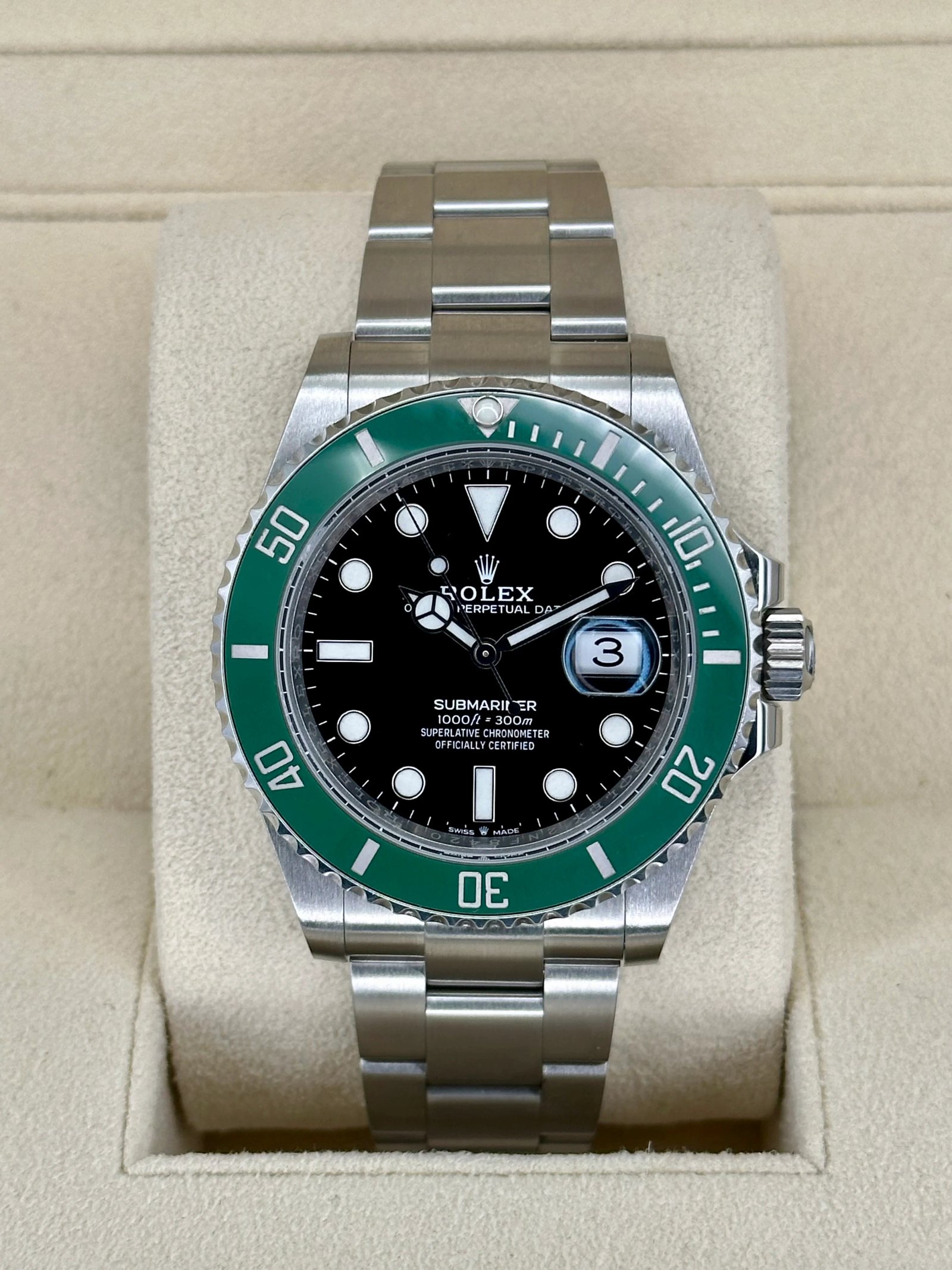 2022 Rolex Submariner “Starbucks” 41mm 126610LV Black Dial
