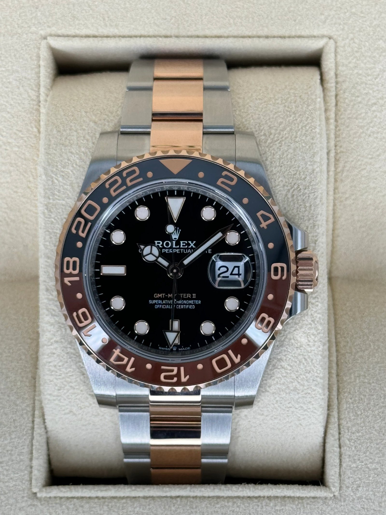 2021 Rolex GMT-Master II  "Rootbeer" 40mm 126711CHNR Two-Tone