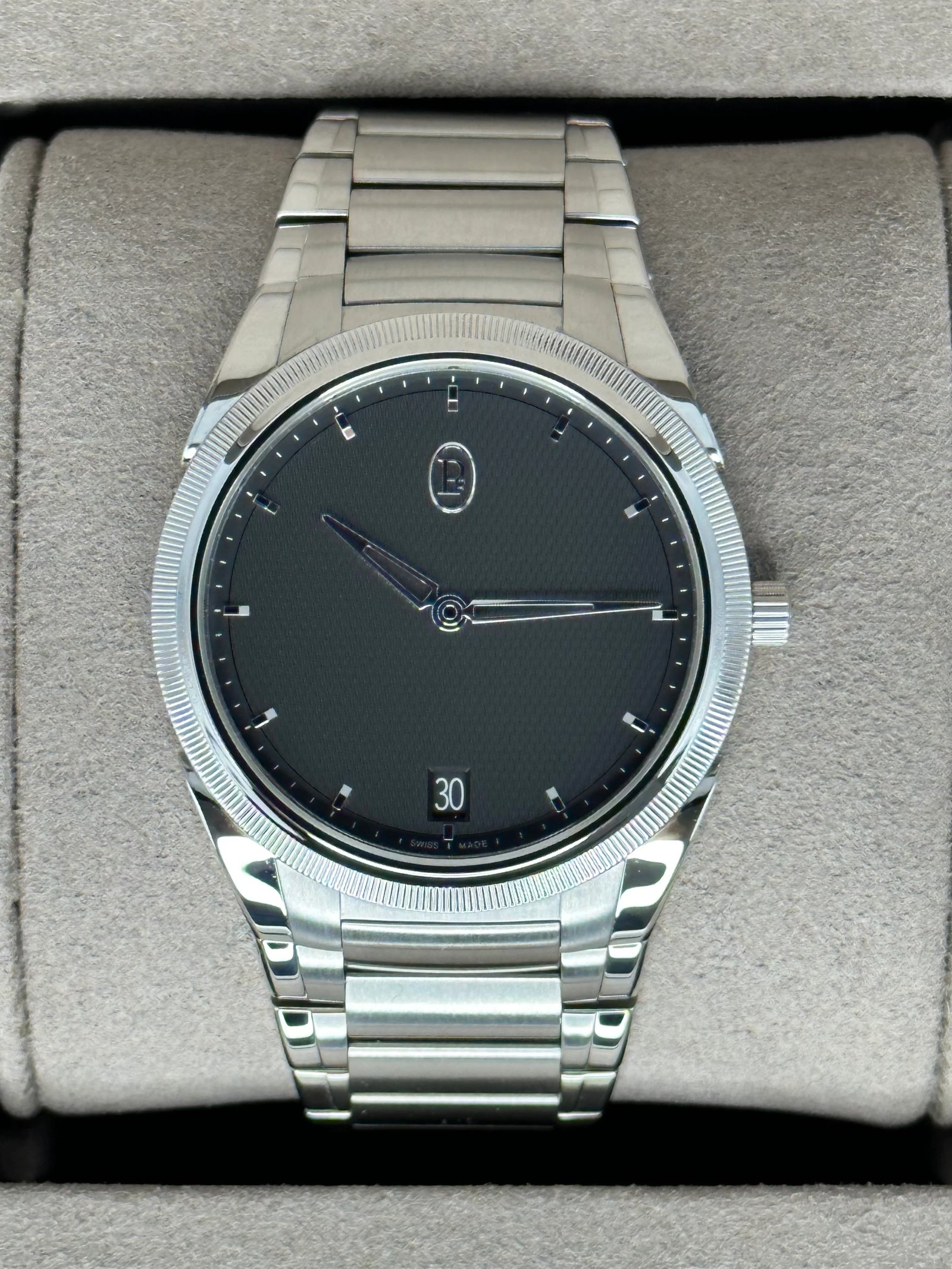 NEW 2023 Parmigiani Fleurier Tonda Pf Micro 40mm PFC914 Steel Grey Dial