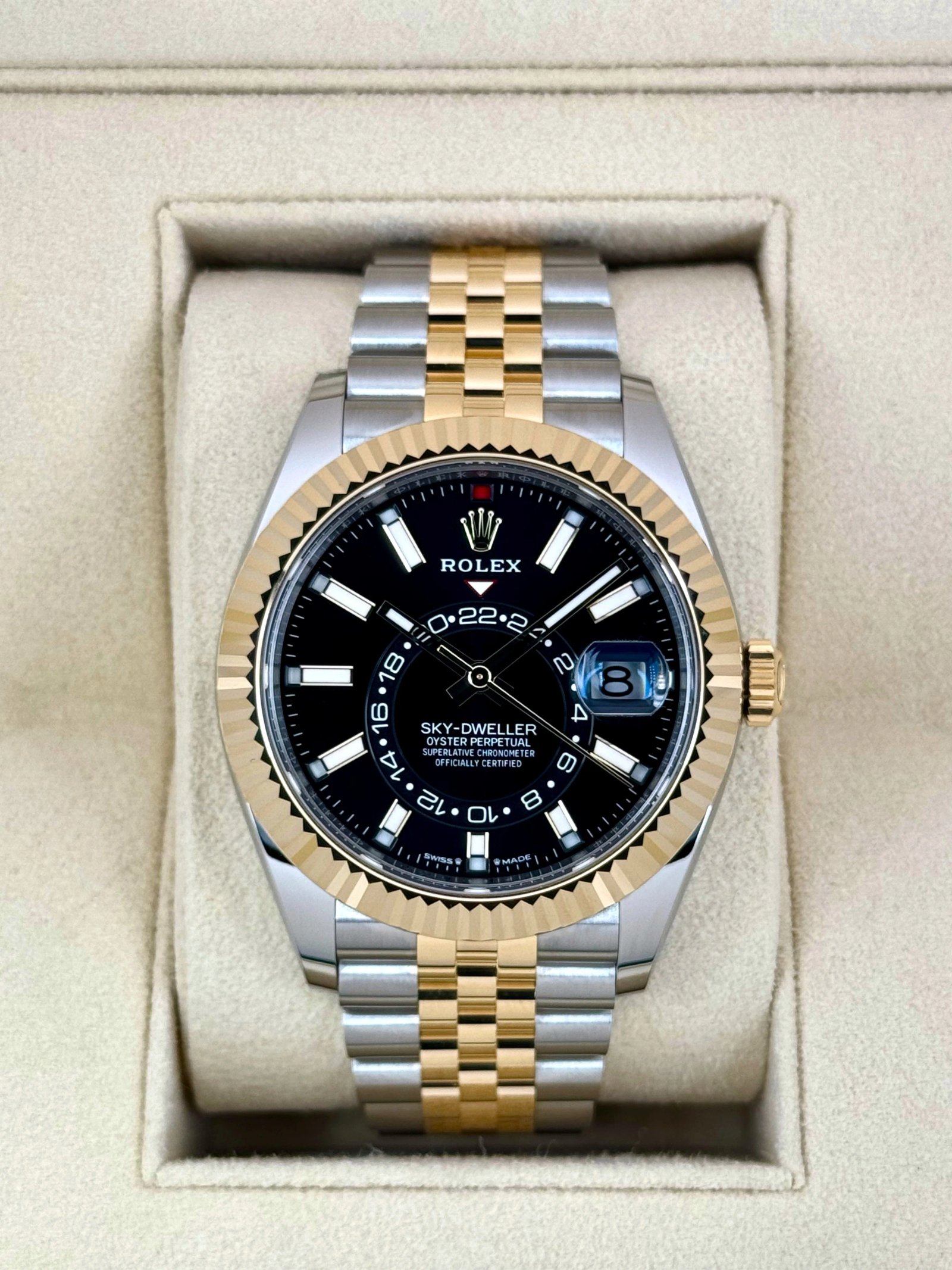 NEW 2025 Rolex Sky-Dweller 42mm 336933 Jubilee Black Dial