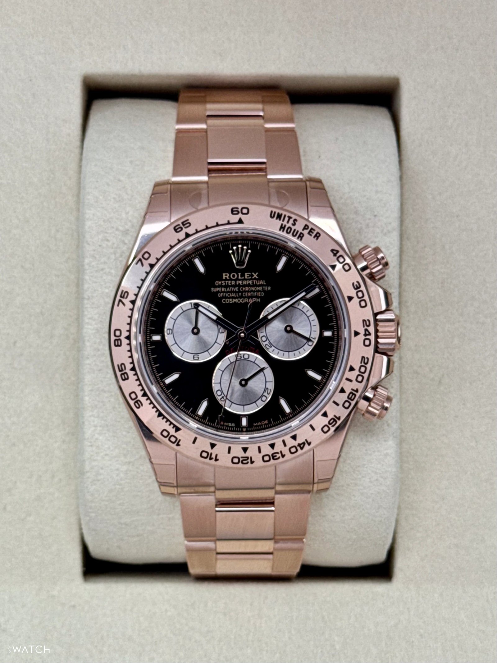 NEW 2025 Rolex Daytona 40mm 126505 Rose Gold Black Dial (STICKERED)