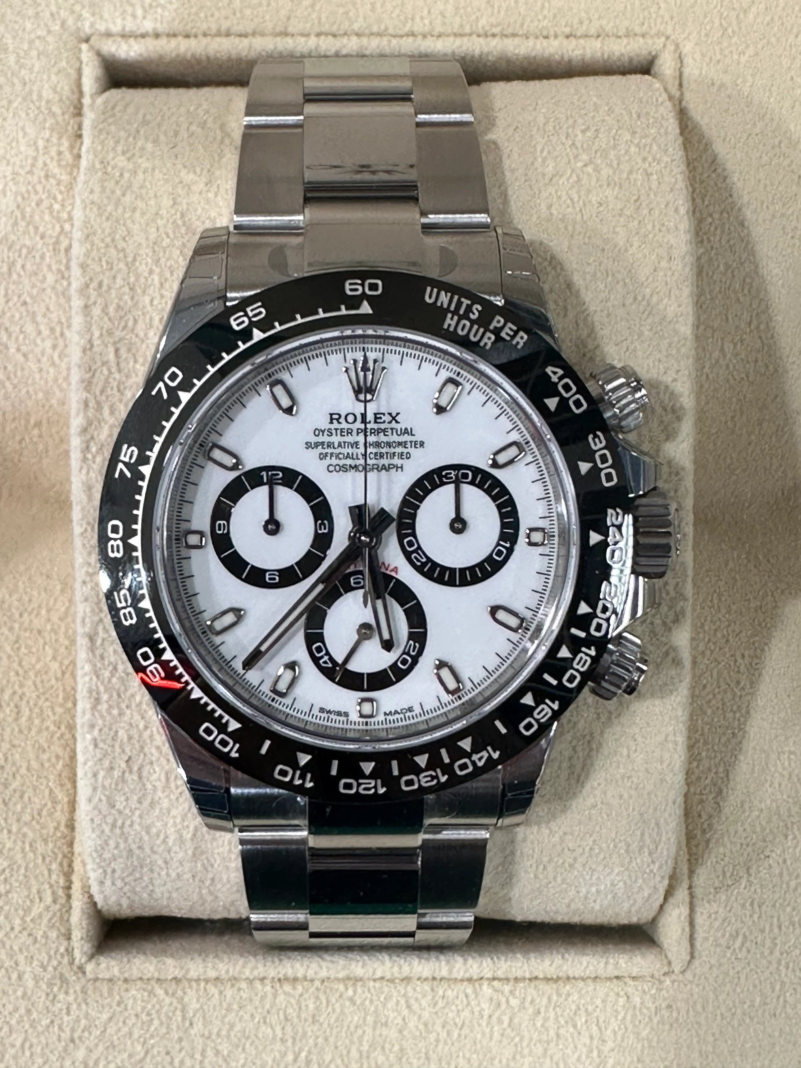 2023 Rolex Daytona 40mm 116500LN Stainless Steel Panda Dial