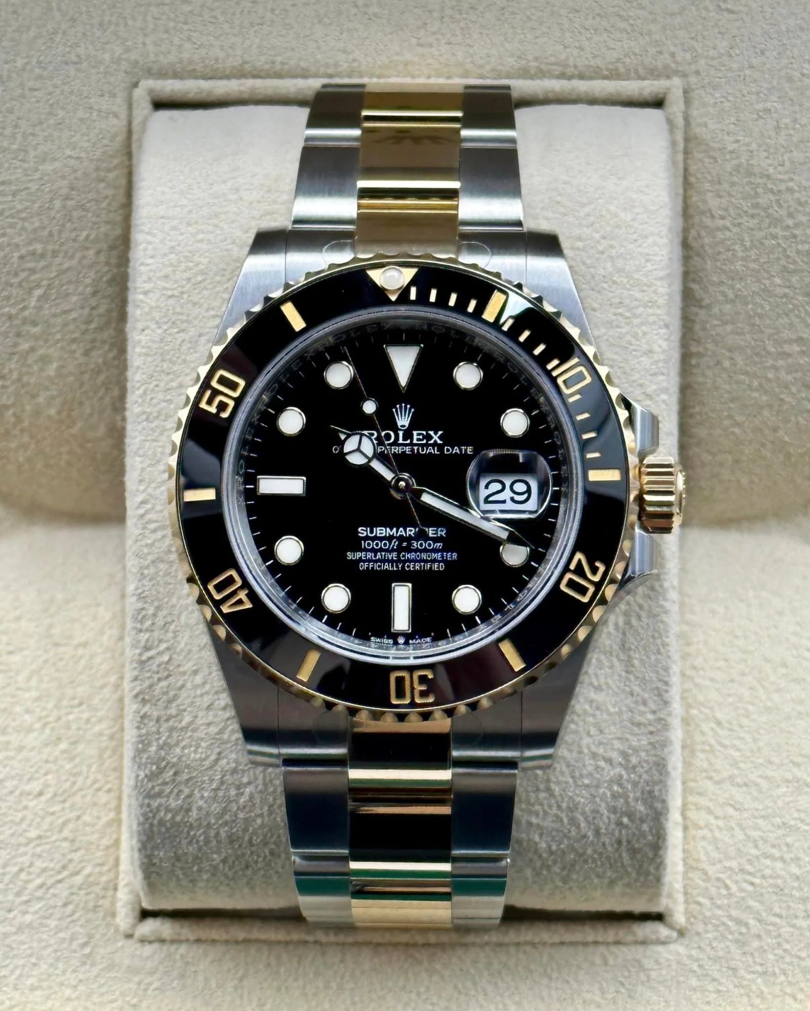 NEW 2023 Rolex Submariner 41mm 126613LN Two-Tone Black Dial