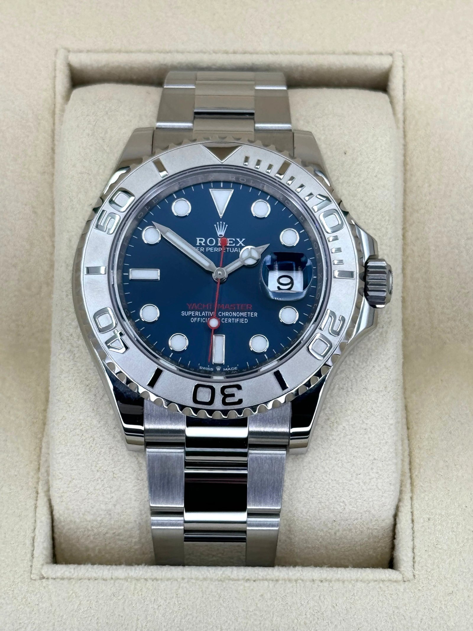 2023 Rolex Yacht-Master 40m 126622 Stainless Steel Blue Dial